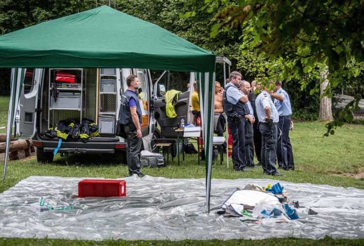 Polizei bestätigt Fund sterblicher Überreste. (DPA) Polizei bestätigt Fund sterblicher Überreste. (DPA)