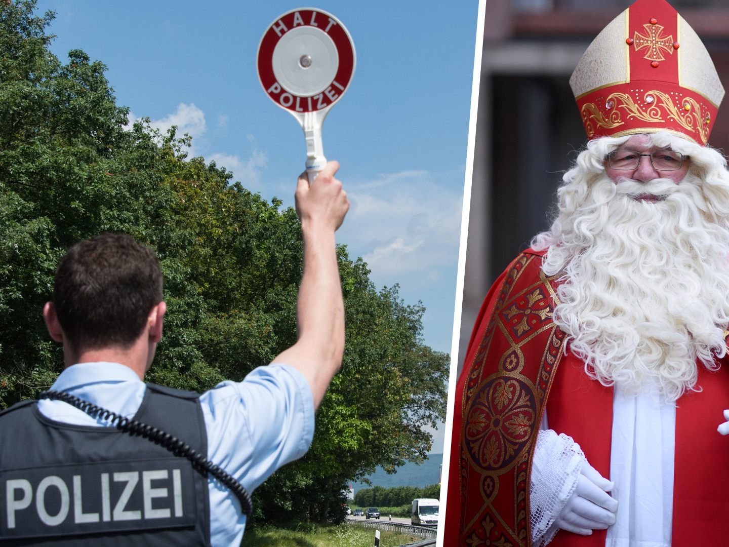 In Wien wurde der Nikolaus aus dem Verkehr gezogen. In Wien wurde der Nikolaus aus dem Verkehr gezogen.