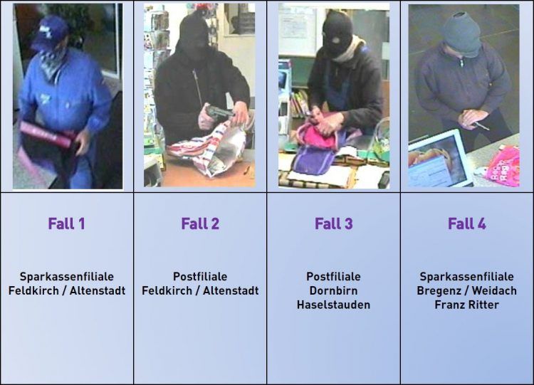 Vor acht Jahren hat der Postkartenräuber das erste Mal in Vorarlberg zugeschlagen. Vor acht Jahren hat der Postkartenräuber das erste Mal in Vorarlberg zugeschlagen.