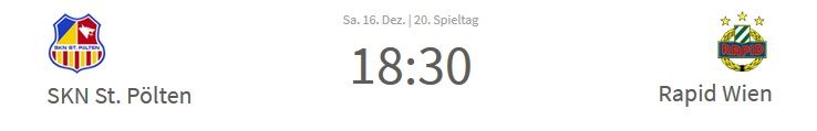 SKN St. Pölten gegen Rapid Wien, LIVE-Stream und TV-Übertragung