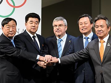 Teilnahme nordkoreanischer Sportler wurde in Lausanne besiegelt Teilnahme nordkoreanischer Sportler wurde in Lausanne besiegelt