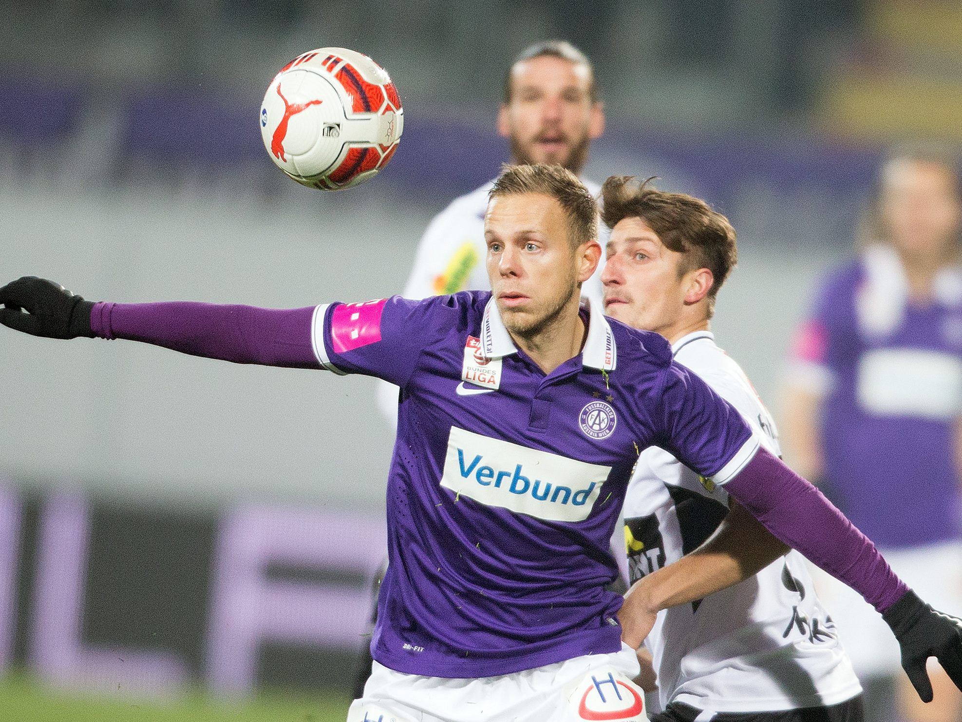 Marco Meilinger bei einem Fußballspiel. Marco Meilinger bei einem Fußballspiel.