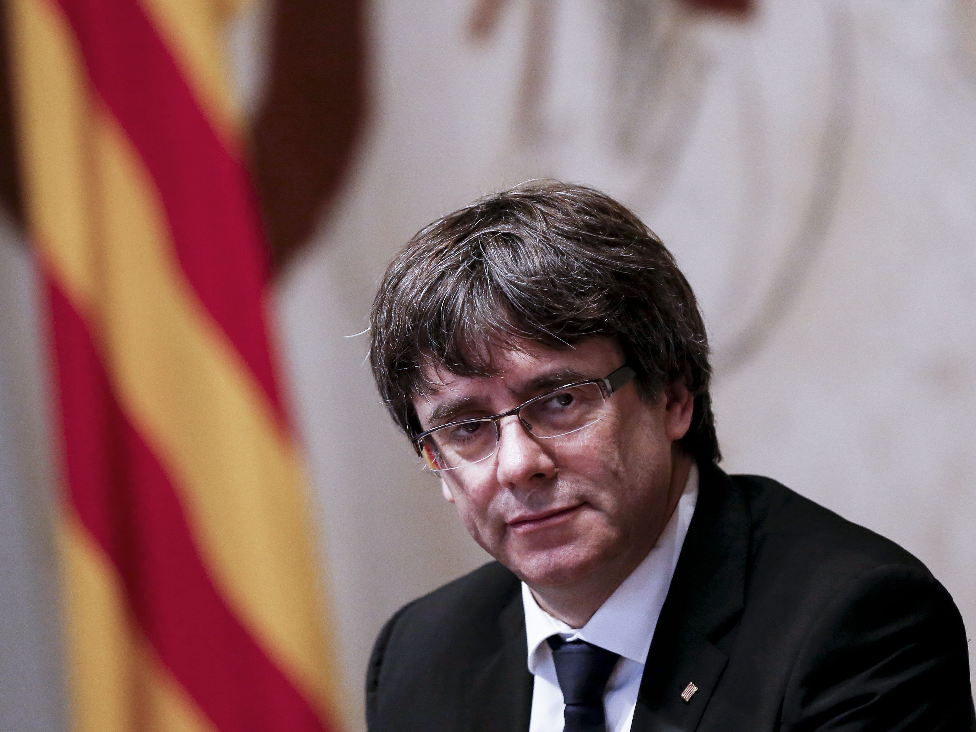 Puigdemont ist der einzige Bewerber. Puigdemont ist der einzige Bewerber.