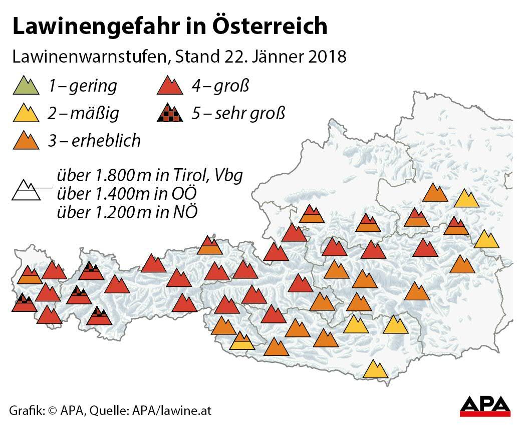 Lawinengefahr in 
sterreich Lawinengefahr in 
sterreich