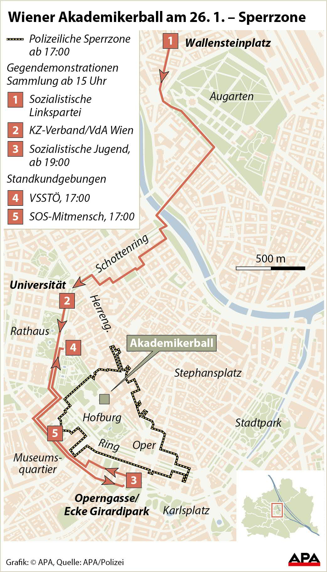 Akademikerball am 26. 1. - Sperrzone - ERGNZT Akademikerball am 26. 1. - Sperrzone - ERGNZT