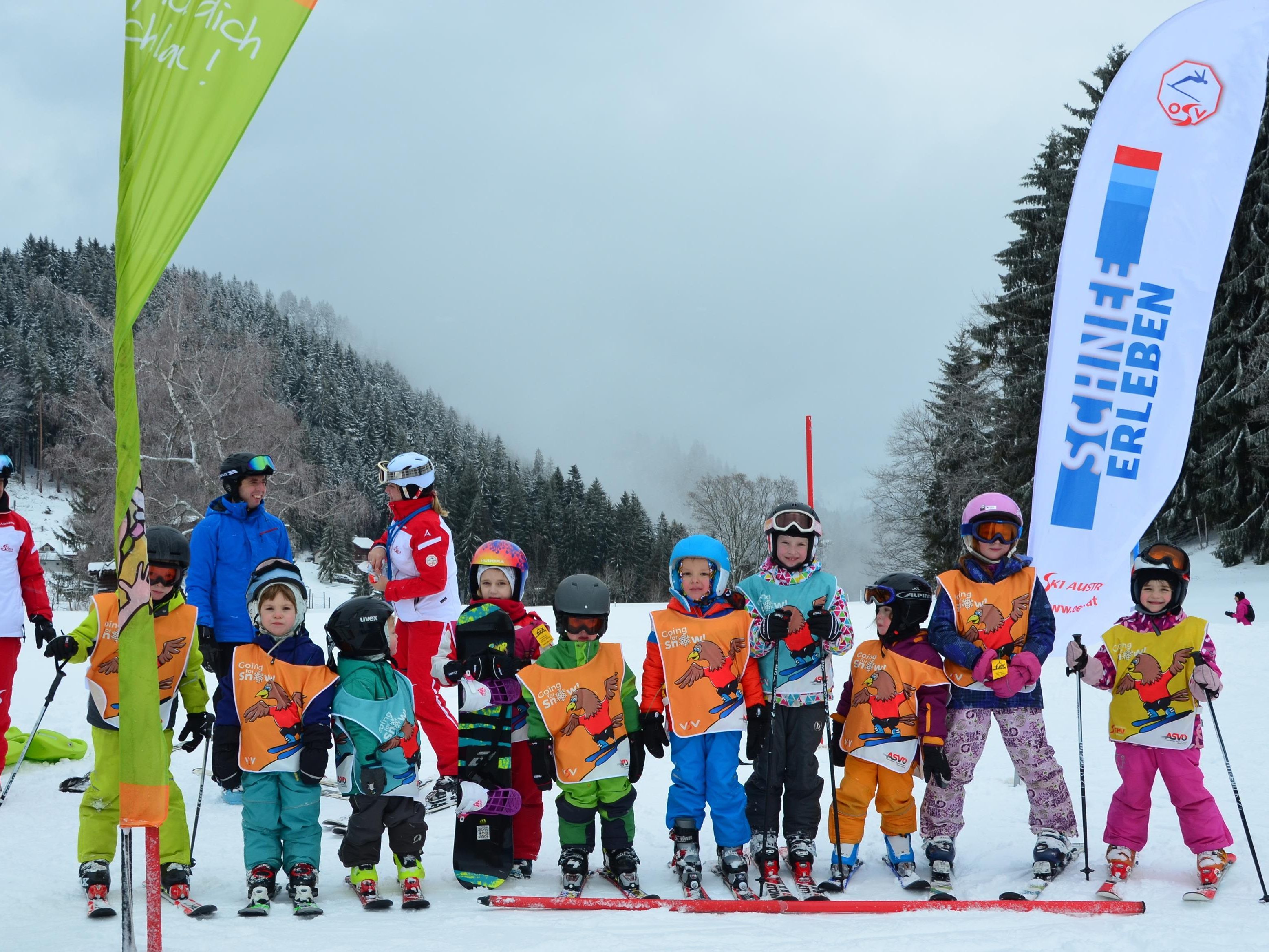 Kinder durften beim ASVÖ Familensporttag verschiedene Sportarten ausprobieren.