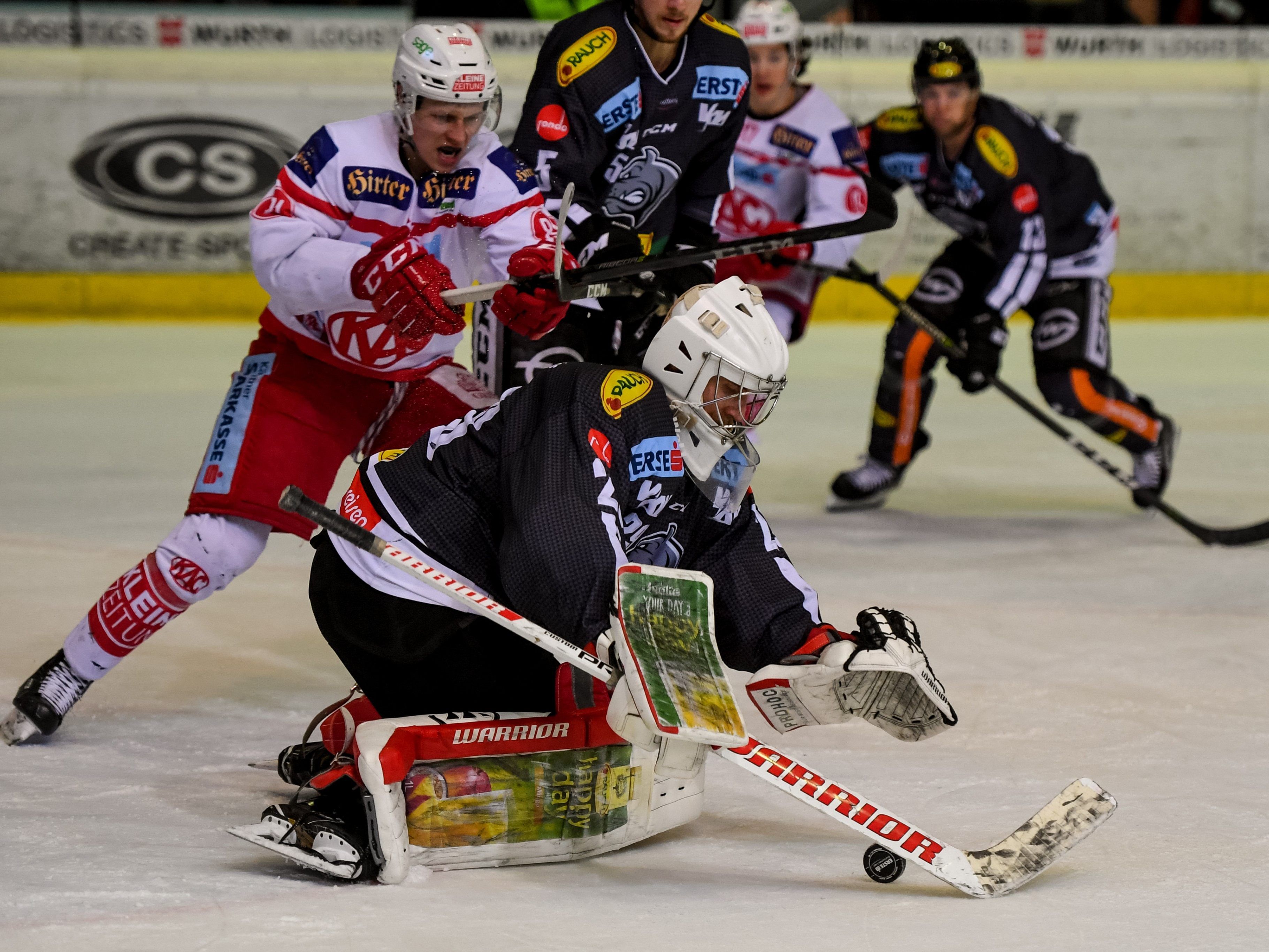 Torhüter Rinne war auch heute der Garant für den Bulldogs-Sieg. Torhüter Rinne war auch heute der Garant für den Bulldogs-Sieg.
