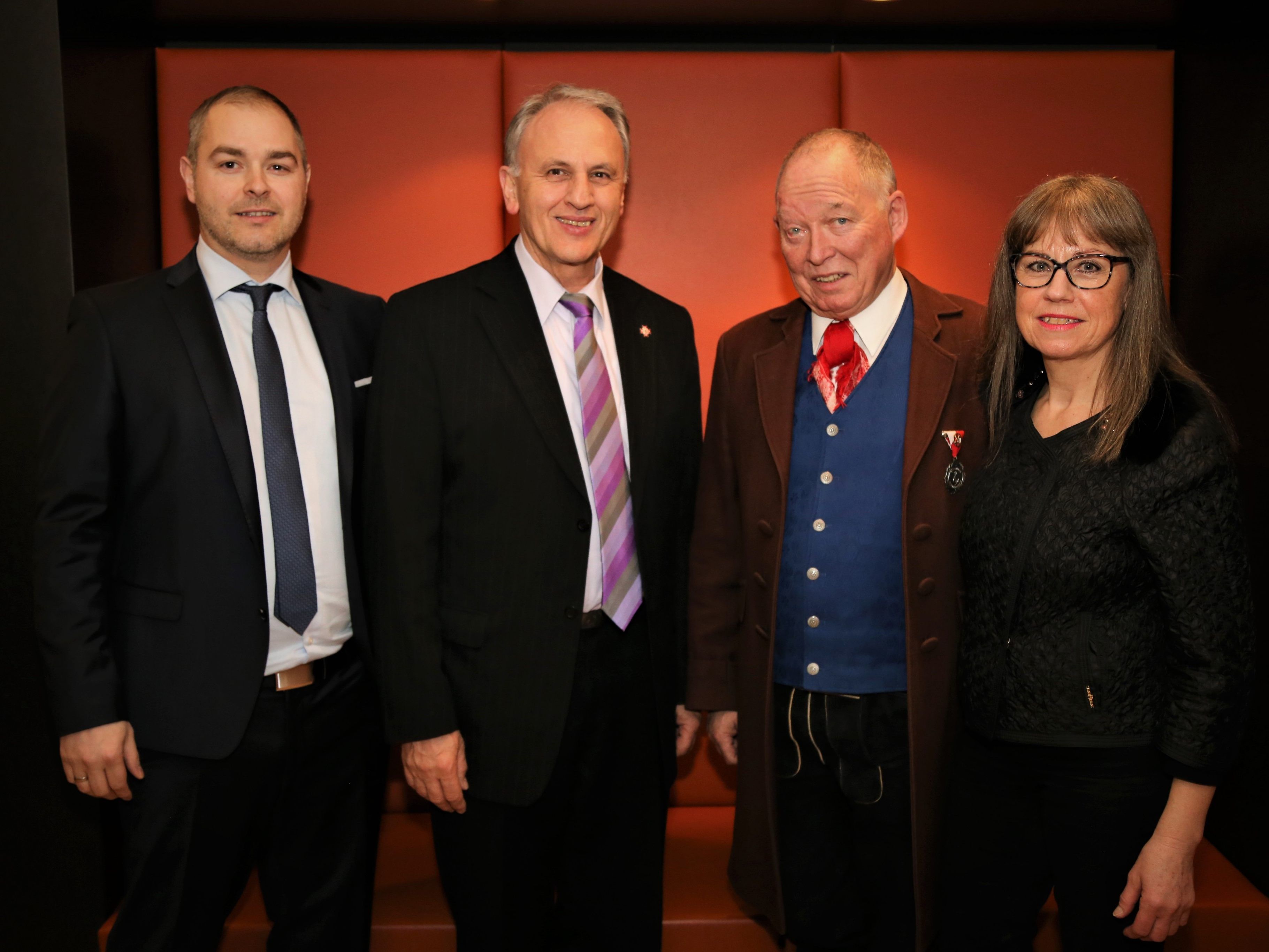 Eine Große Gästeschar beim Neujahrsempfang der Stadtmusik Feldkirch.