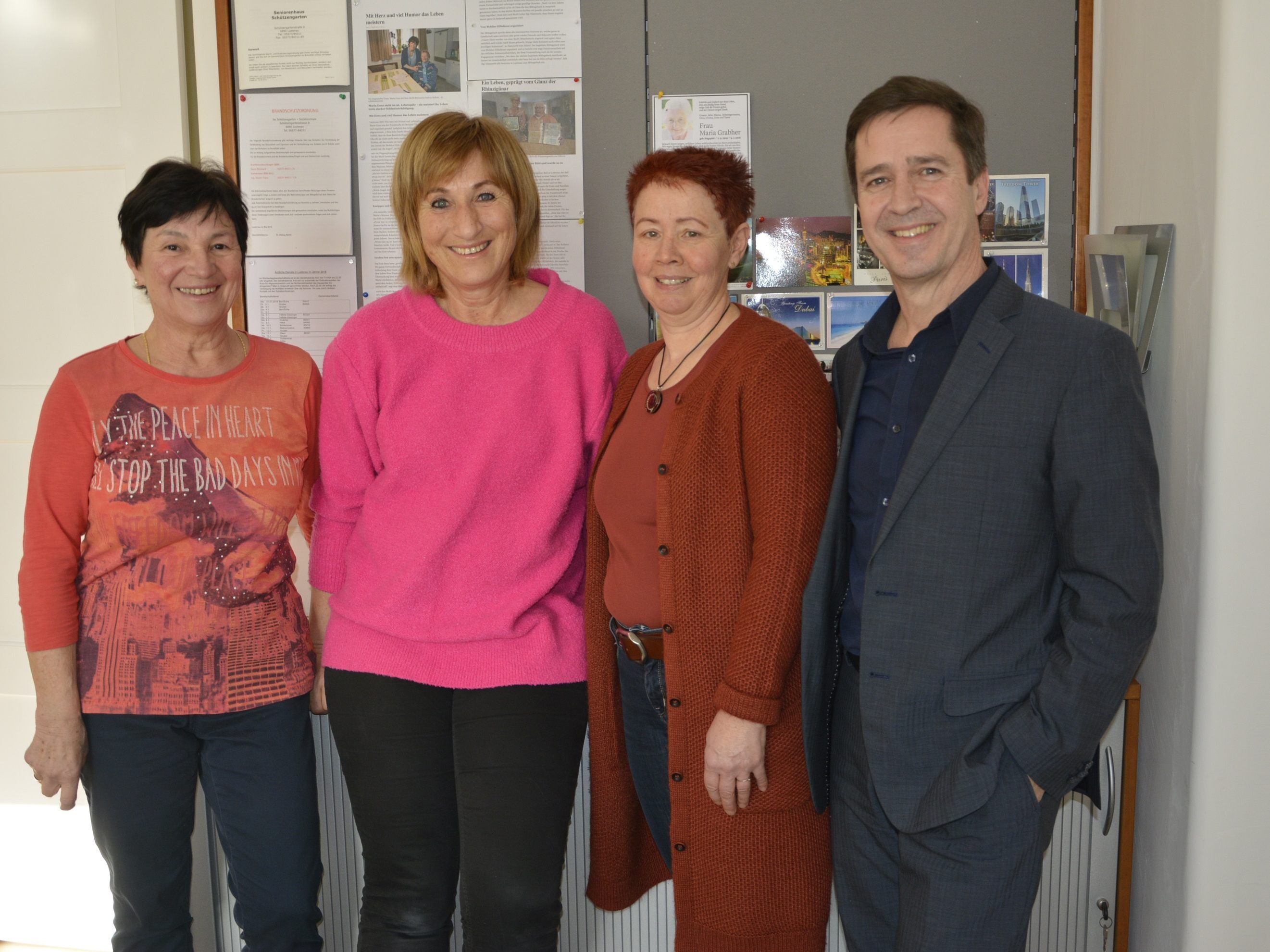 Von links: Karin Peter, Sigrid König, Carmen Weiß und Sigi Hämmerle.