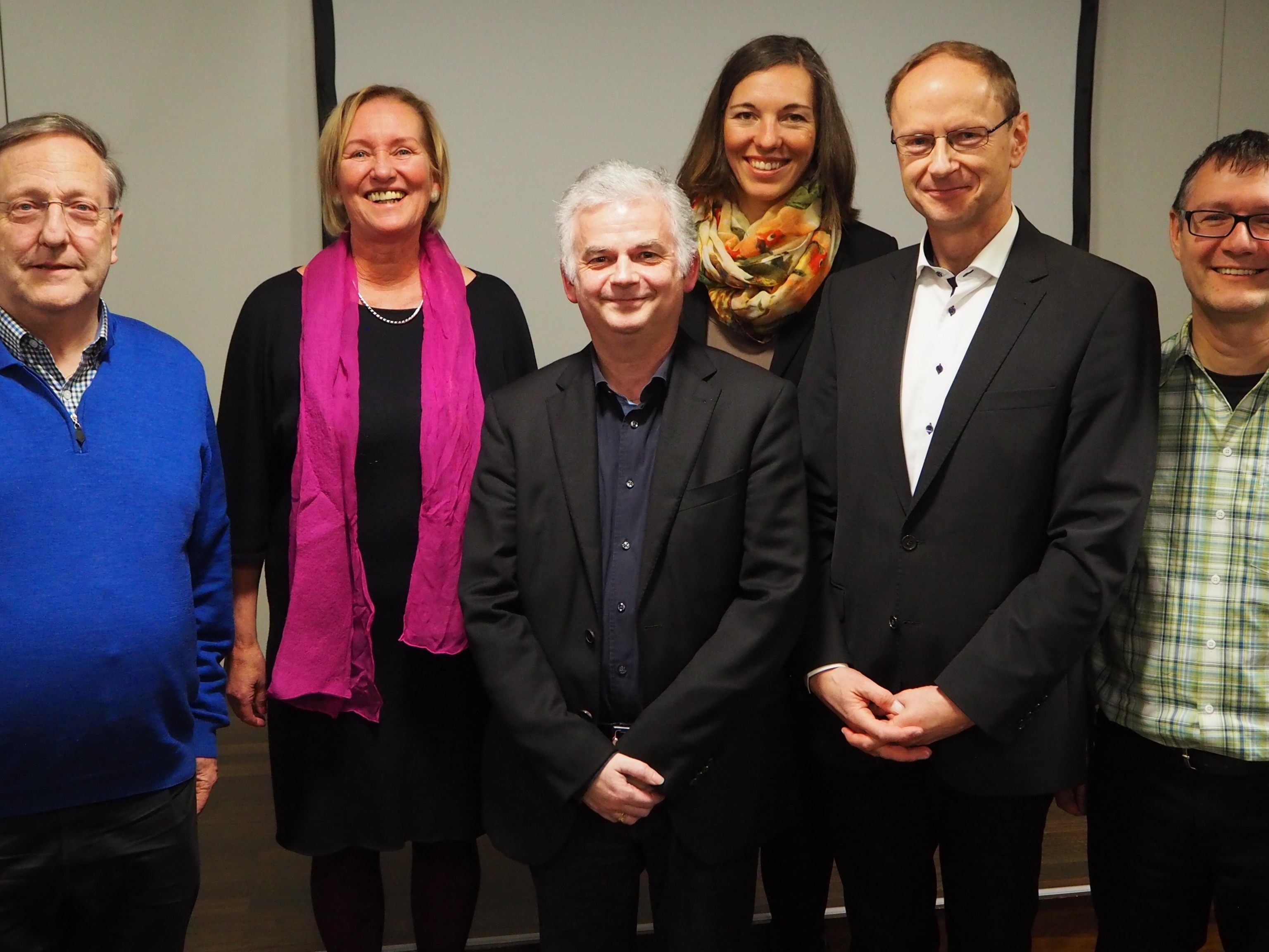 Pfarrer Wilfried Blum, Ingrid Mathis, Wallfahrtsseelsorger Walter Juen, Mirjam Entner, Anselm Hartmann, Thomas Berger-Holzknecht. Pfarrer Wilfried Blum, Ingrid Mathis, Wallfahrtsseelsorger Walter Juen, Mirjam Entner, Anselm Hartmann, Thomas Berger-Holzknecht.