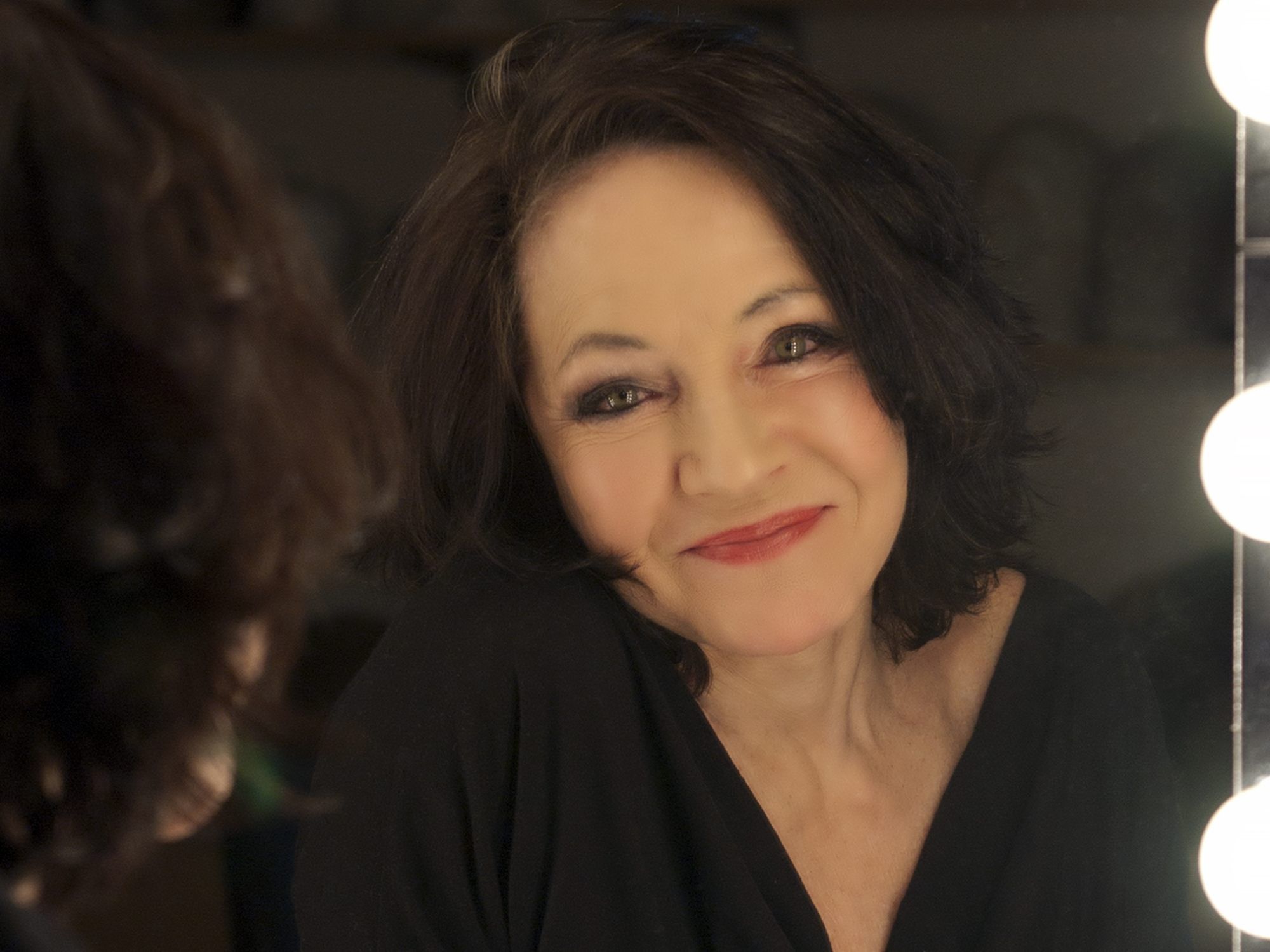 Publikumsliebling Maria Bill sang Chansons von Edith Piaf und Jacques Brel.