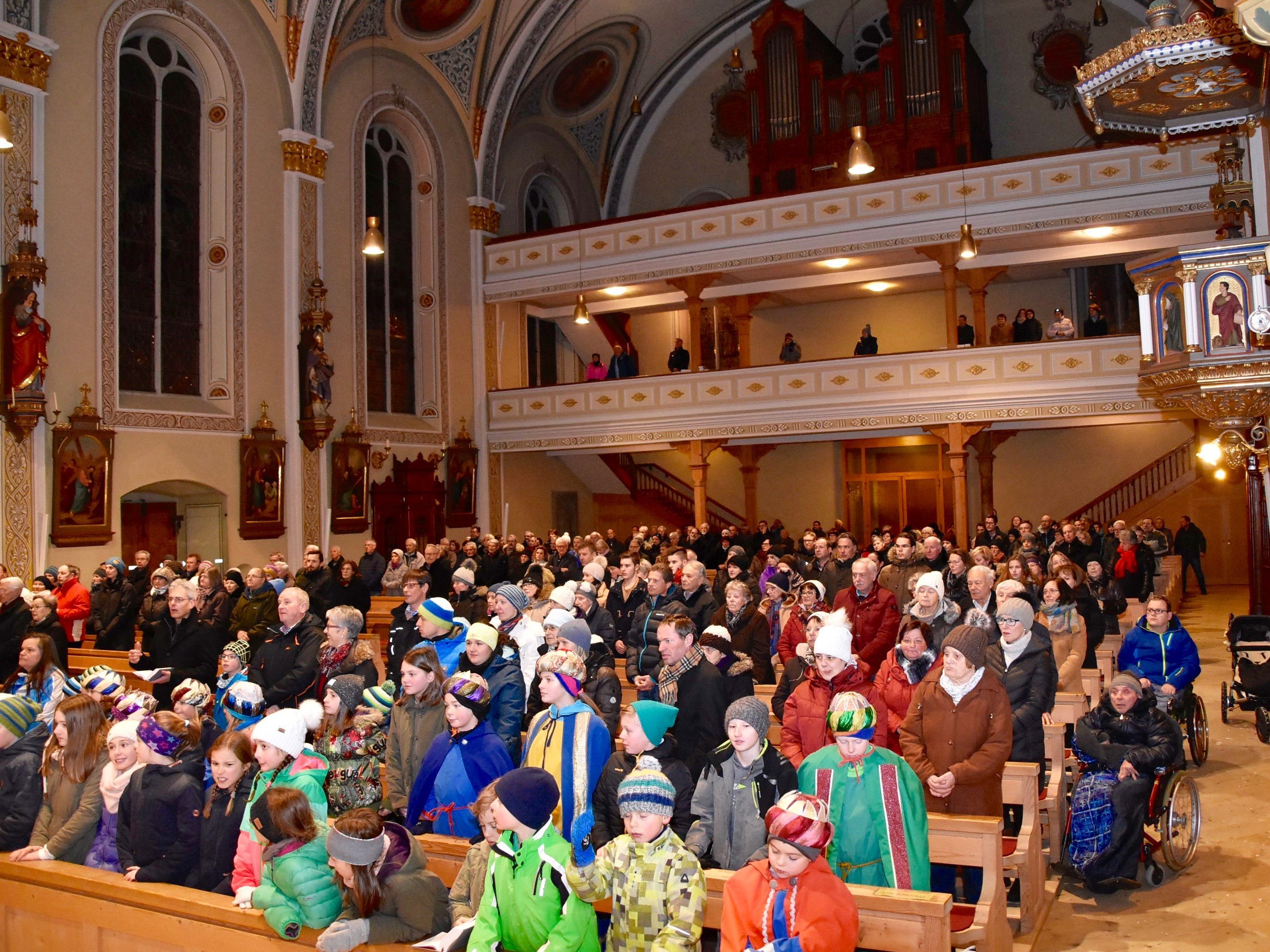 Messfeier am Fest Erscheinung des Herrn in der Pfarrkirche Schruns, 2017