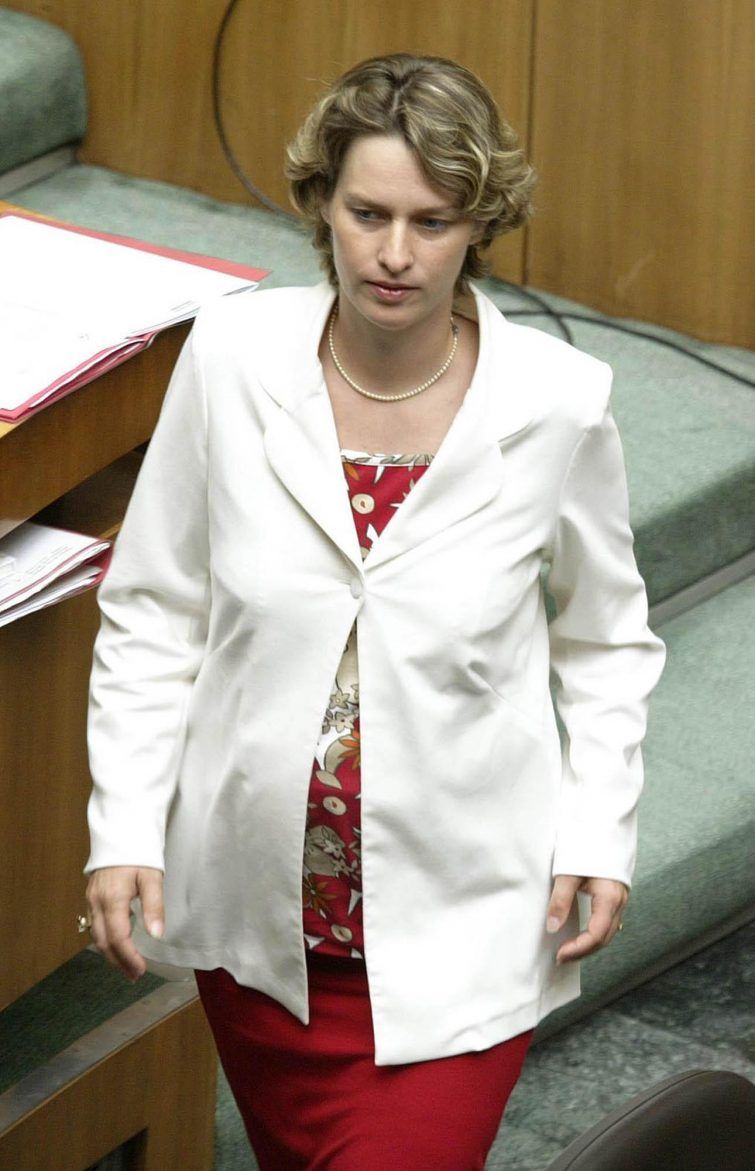 Magda Bleckmann erwartete 2004 ihr zweites Kind.