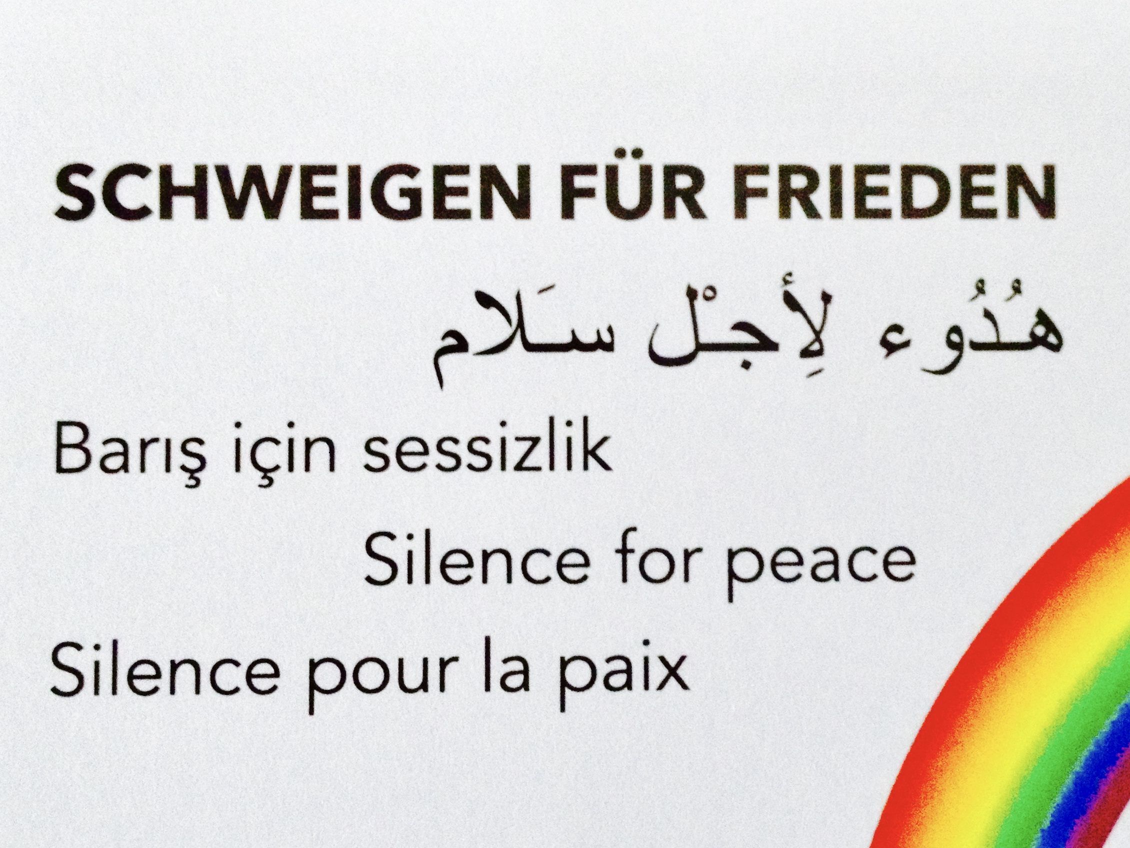 Im Zeichen des Regenbogens verbindet Im Zeichen des Regenbogens verbindet