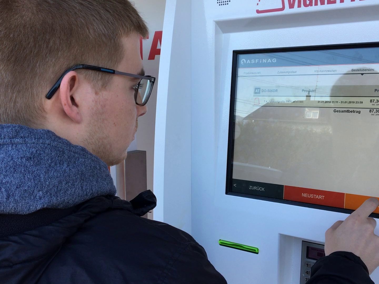 Die in Hohenems erhältliche Digitale Vignette ist sofort gültig. Die in Hohenems erhältliche Digitale Vignette ist sofort gültig.
