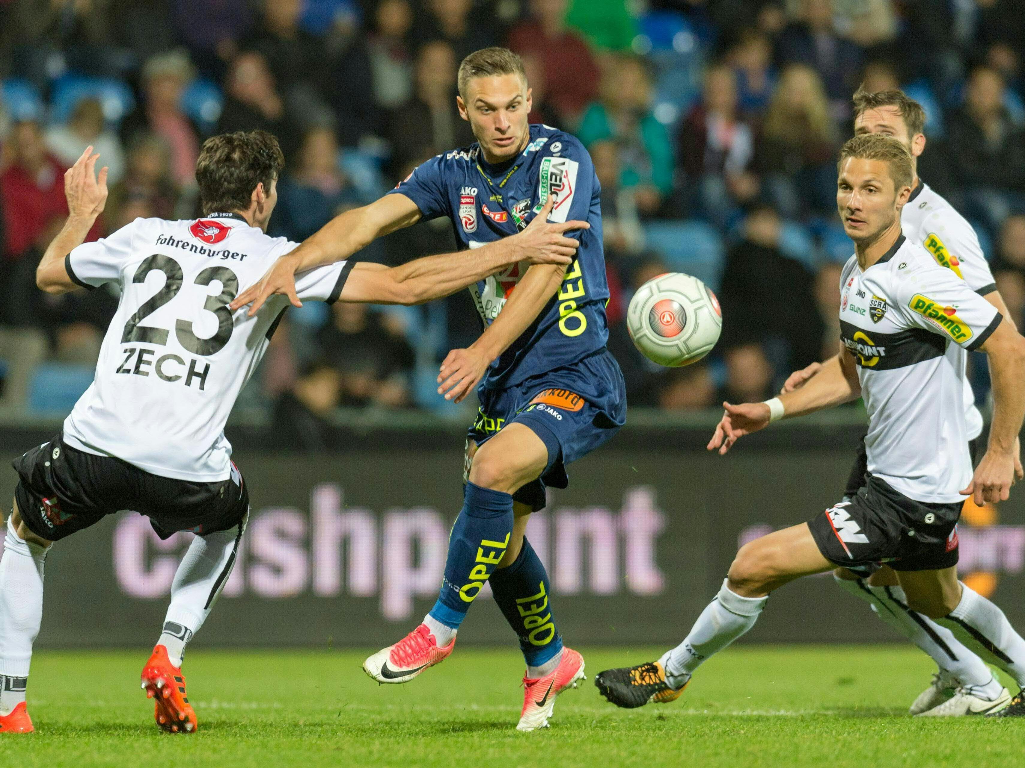 LIVE-Ticker zum Spiel WAC gegen SCR Altach ab 18.30 Uhr.