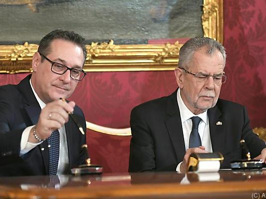 Van der Bellen richtet mahnende Worte an Strache