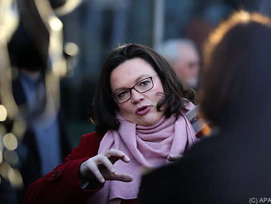 Auf die designierte SPD-Vorsitzende wartet viel Überzeugungsarbeit Auf die designierte SPD-Vorsitzende wartet viel Überzeugungsarbeit