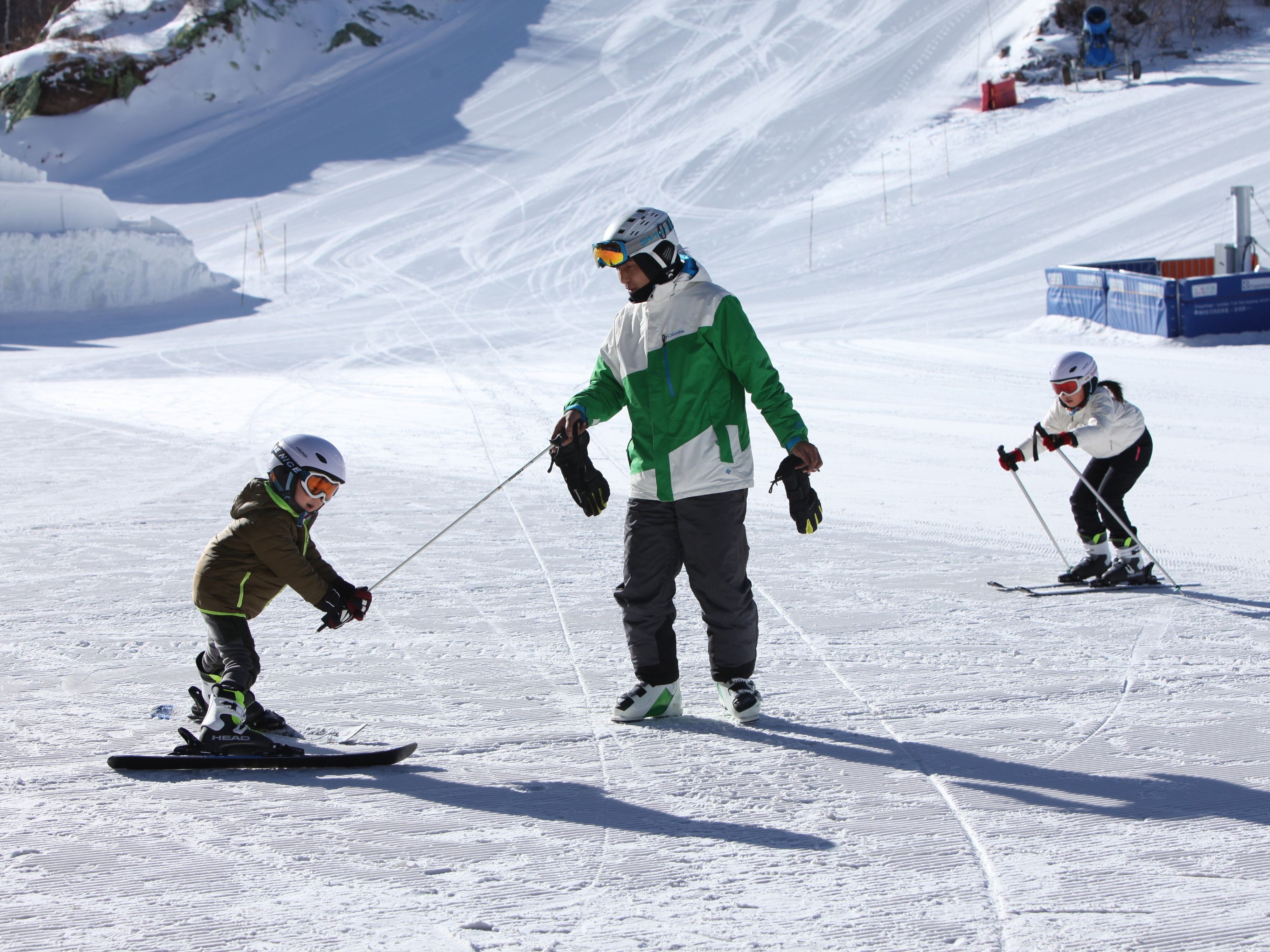 China entdeckt das Skifahren für sich.