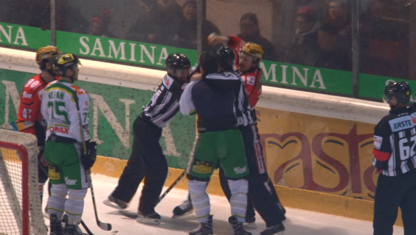 Grasböck vs. Putnik- Emotion pur im Ländle Derby.
