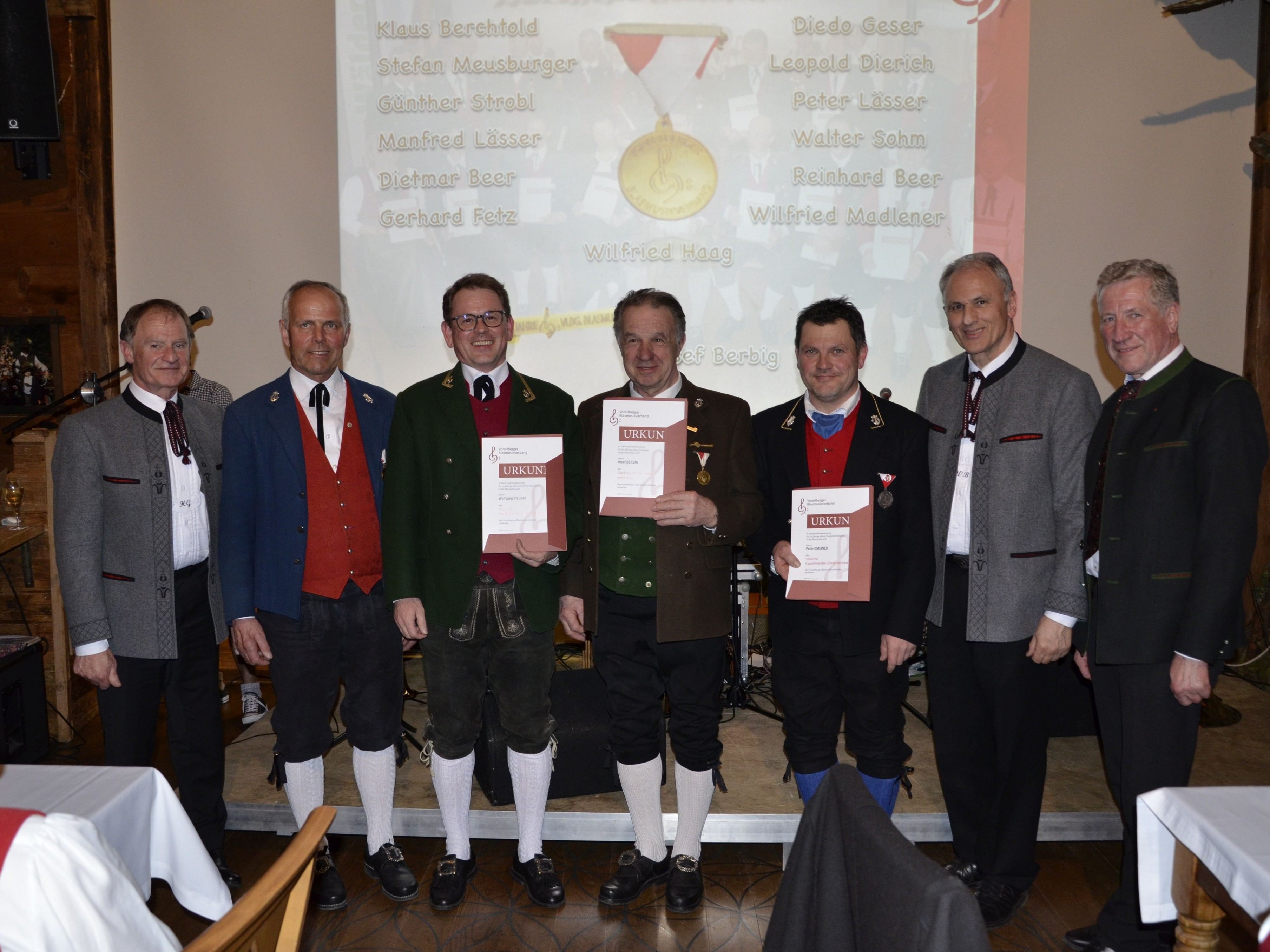 20 Jahre Kapellmeister und 60 Jahre Musikverein