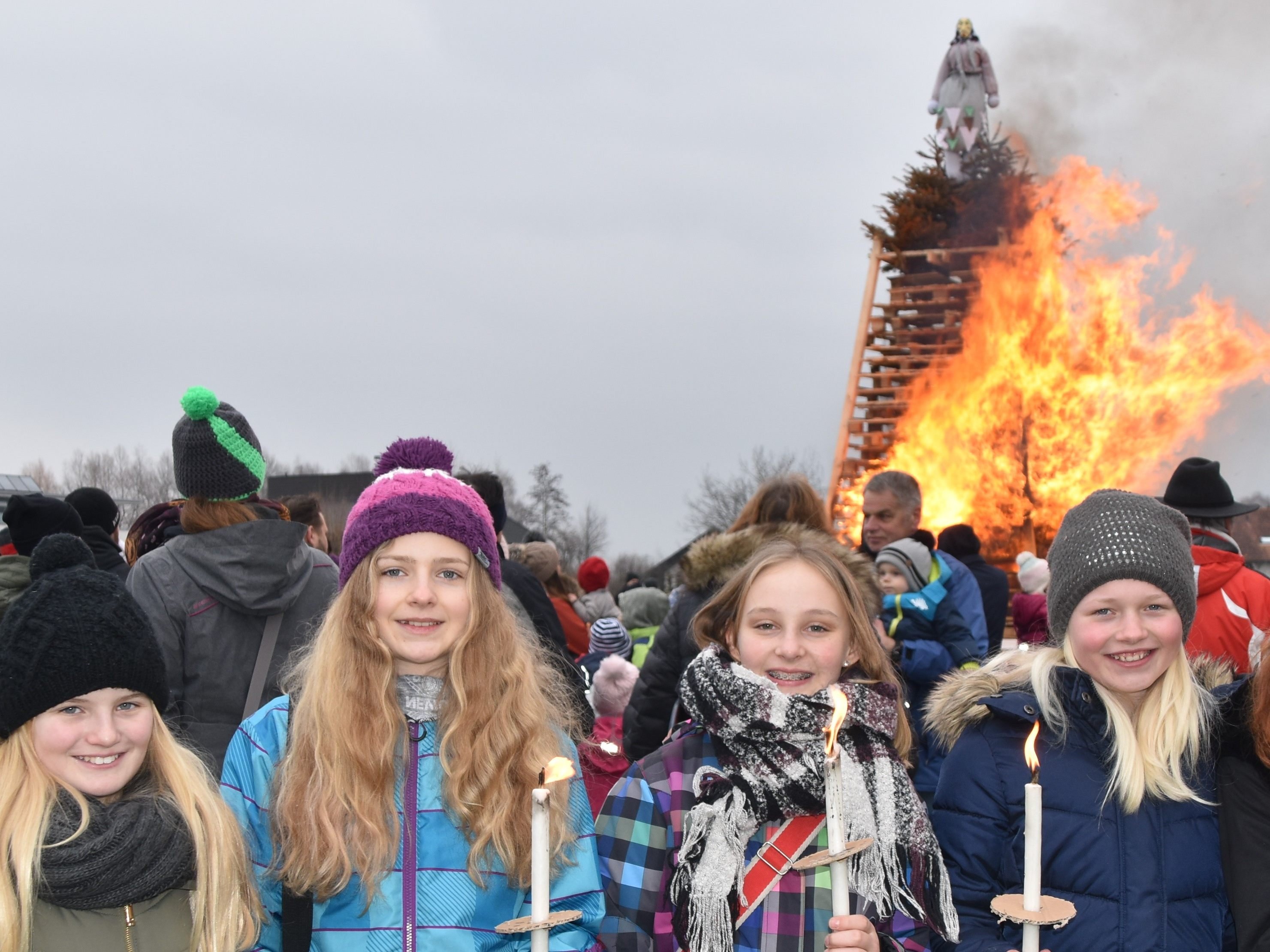 Viel Spaß hatten auch diese fünf Mädels