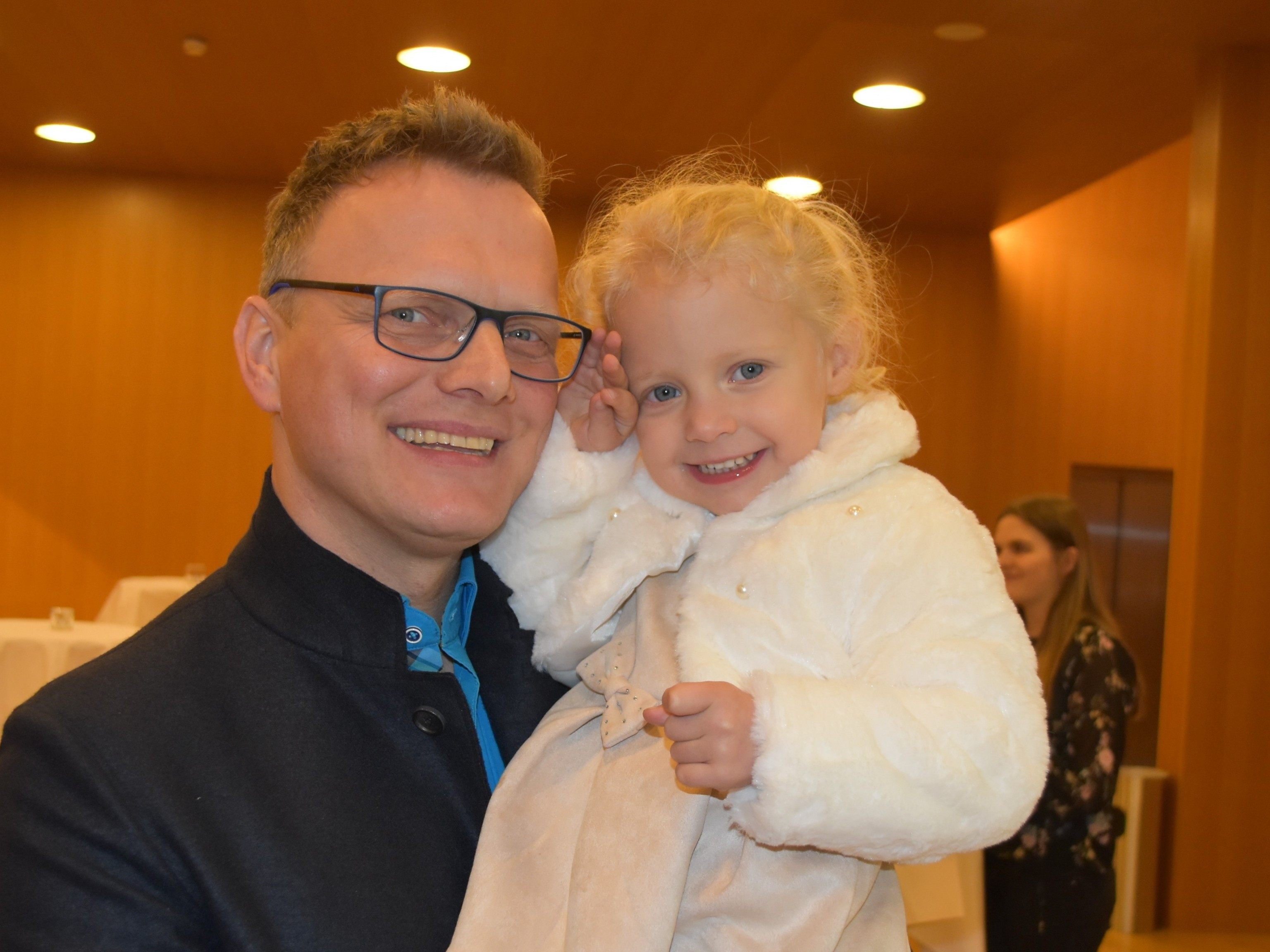 Ehemaliges Mitglied Stefan Heim und  Elijana Marte genossen den tollen Abend