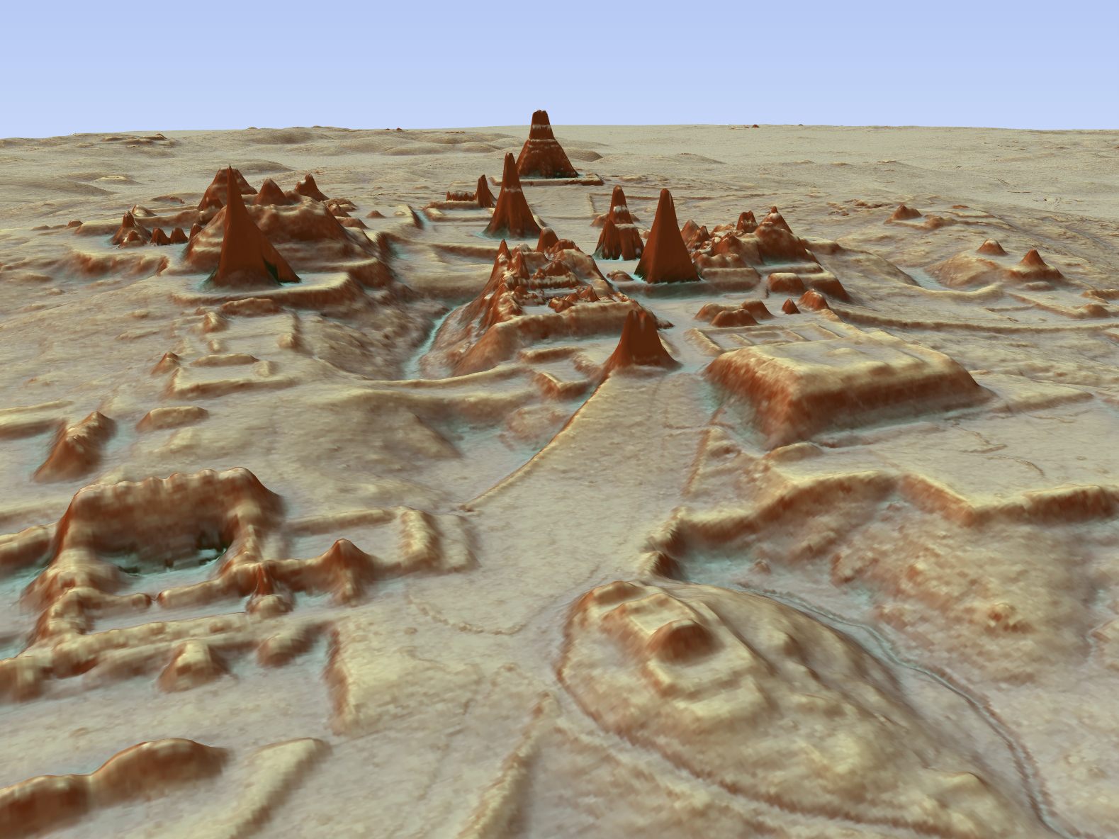 Ruinen waren seit Jahrhunderten unter dichtem Pflanzenbewuchs versteckt.