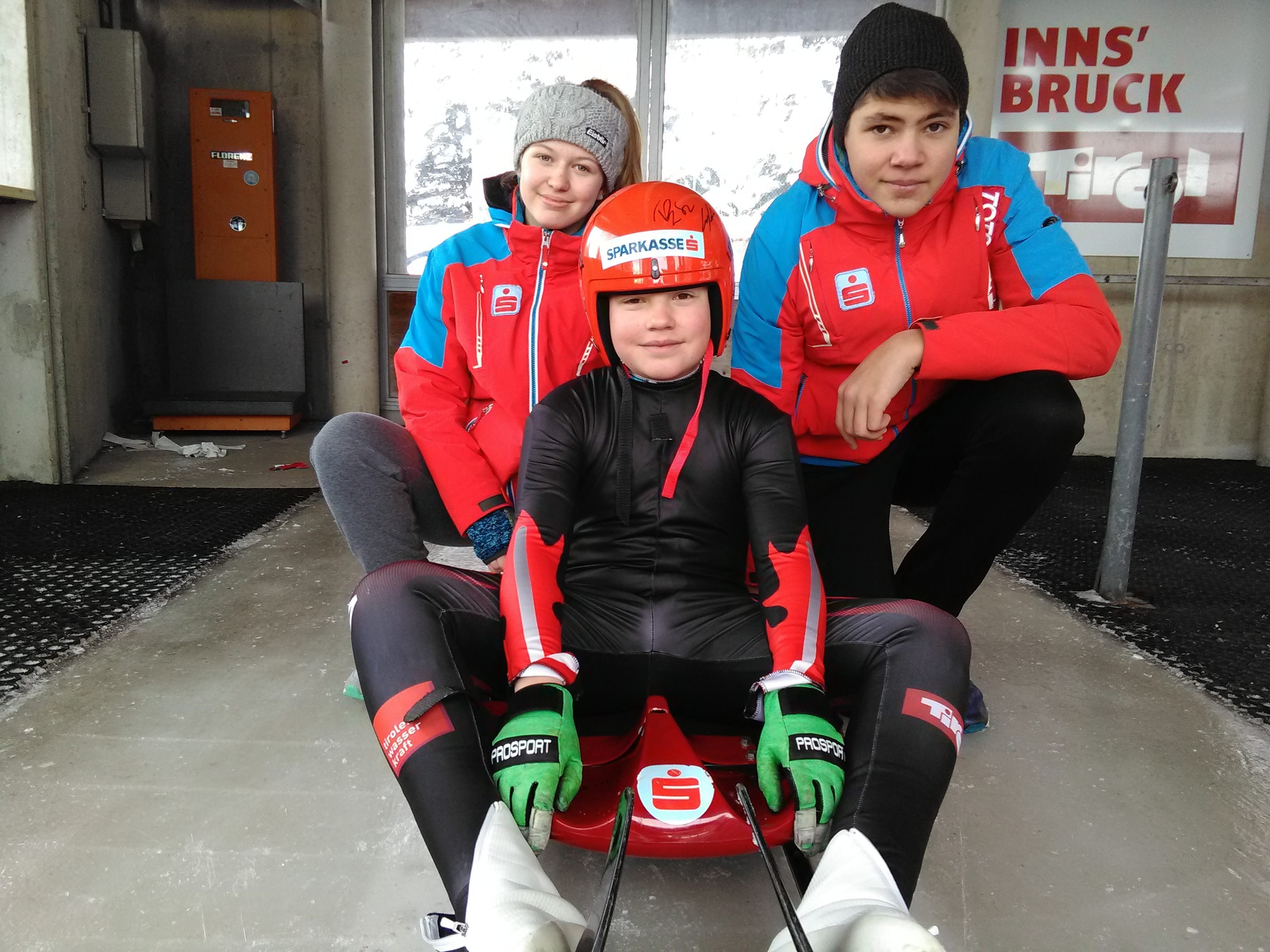 Jungrodler Madlen Loß, Lukas und Marcel Tagwerker (v.l.). Jungrodler Madlen Loß, Lukas und Marcel Tagwerker (v.l.).
