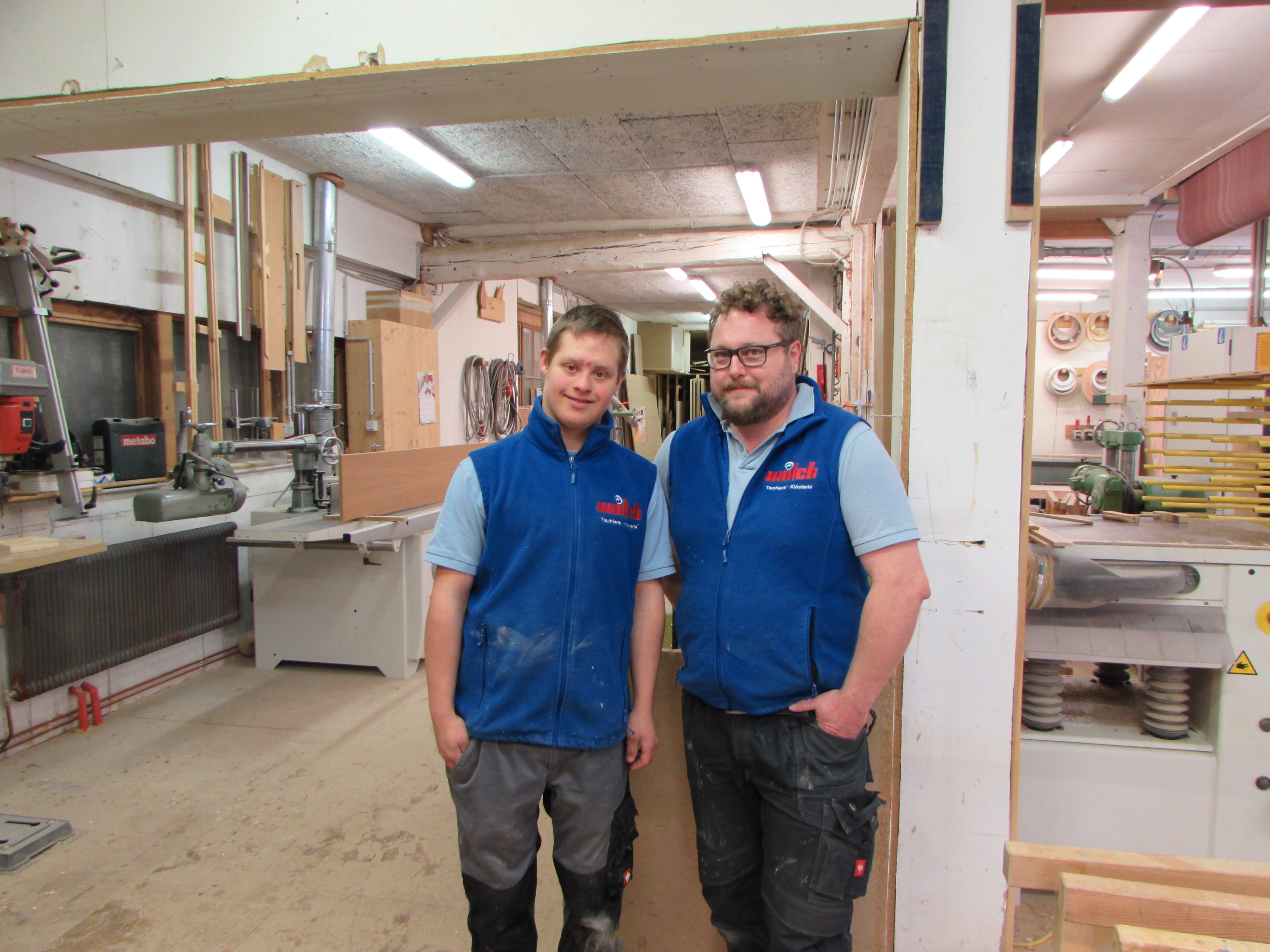 Julian Schnetzer mit seinem Chef Andreas Walch Julian Schnetzer mit seinem Chef Andreas Walch