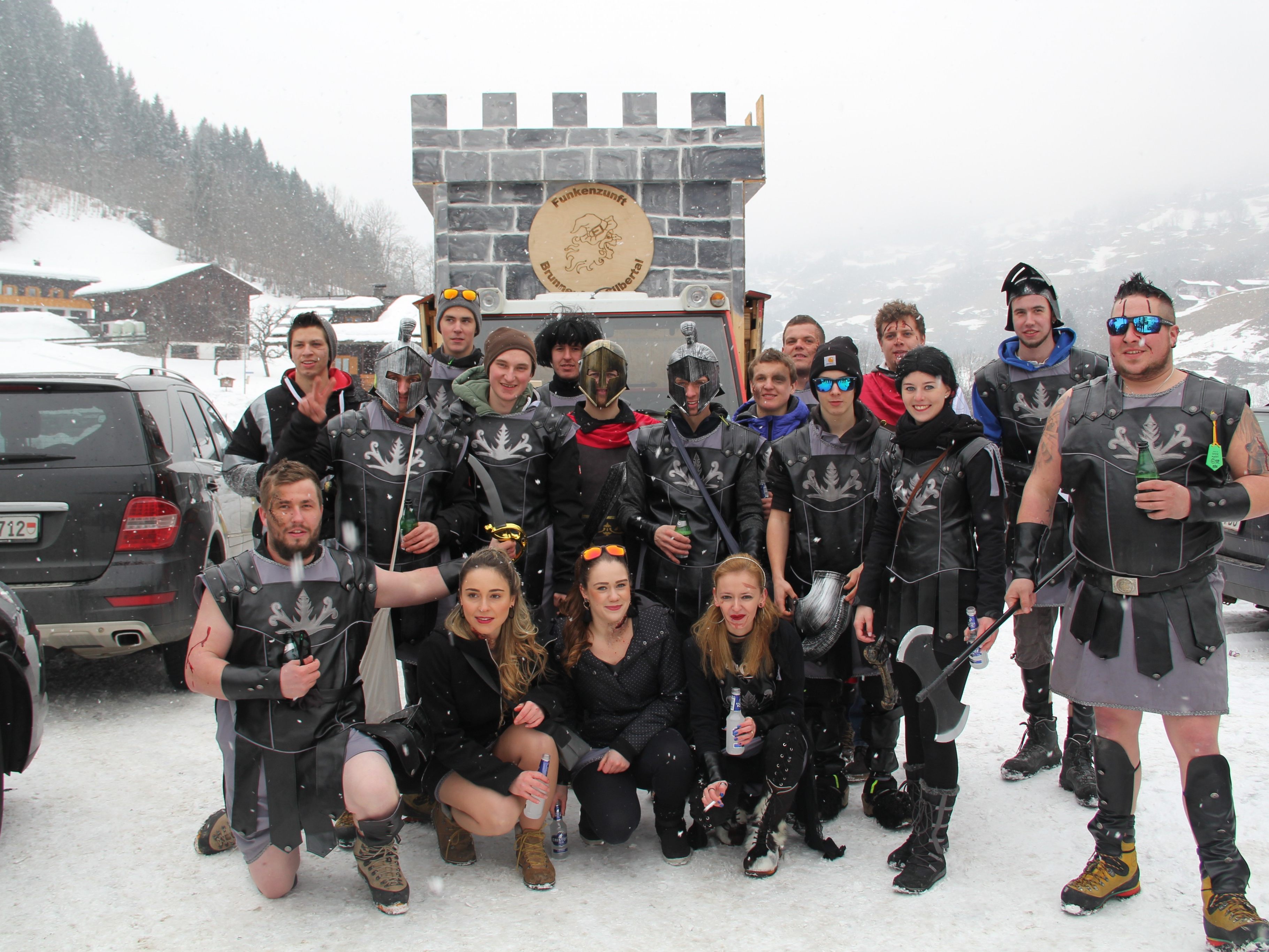 Die Wikinger aus Silbertal kamen mit den eisigen Temperaturen gut zurecht. Die Wikinger aus Silbertal kamen mit den eisigen Temperaturen gut zurecht.