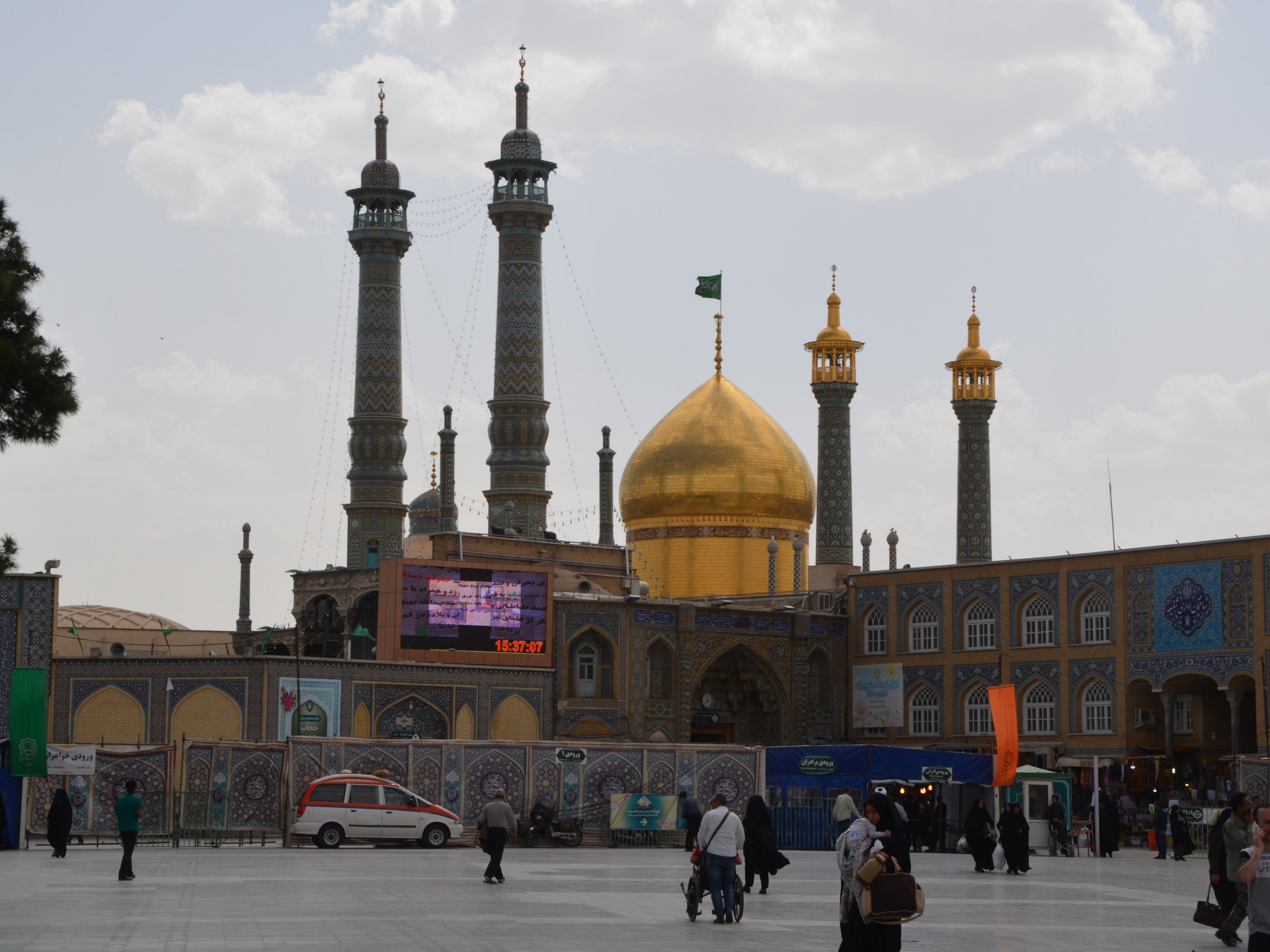 Einladung ins Lochauer Pfarrheim zum „Reisebericht Iran“ mit Karl-Heinz und Carl Lerchenmüller.
