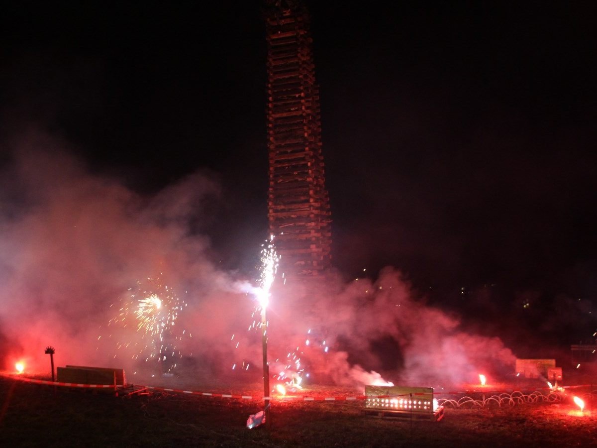 Das Kinderklangfeuerwerk begeisterte Groß und Klein. Das Kinderklangfeuerwerk begeisterte Groß und Klein.