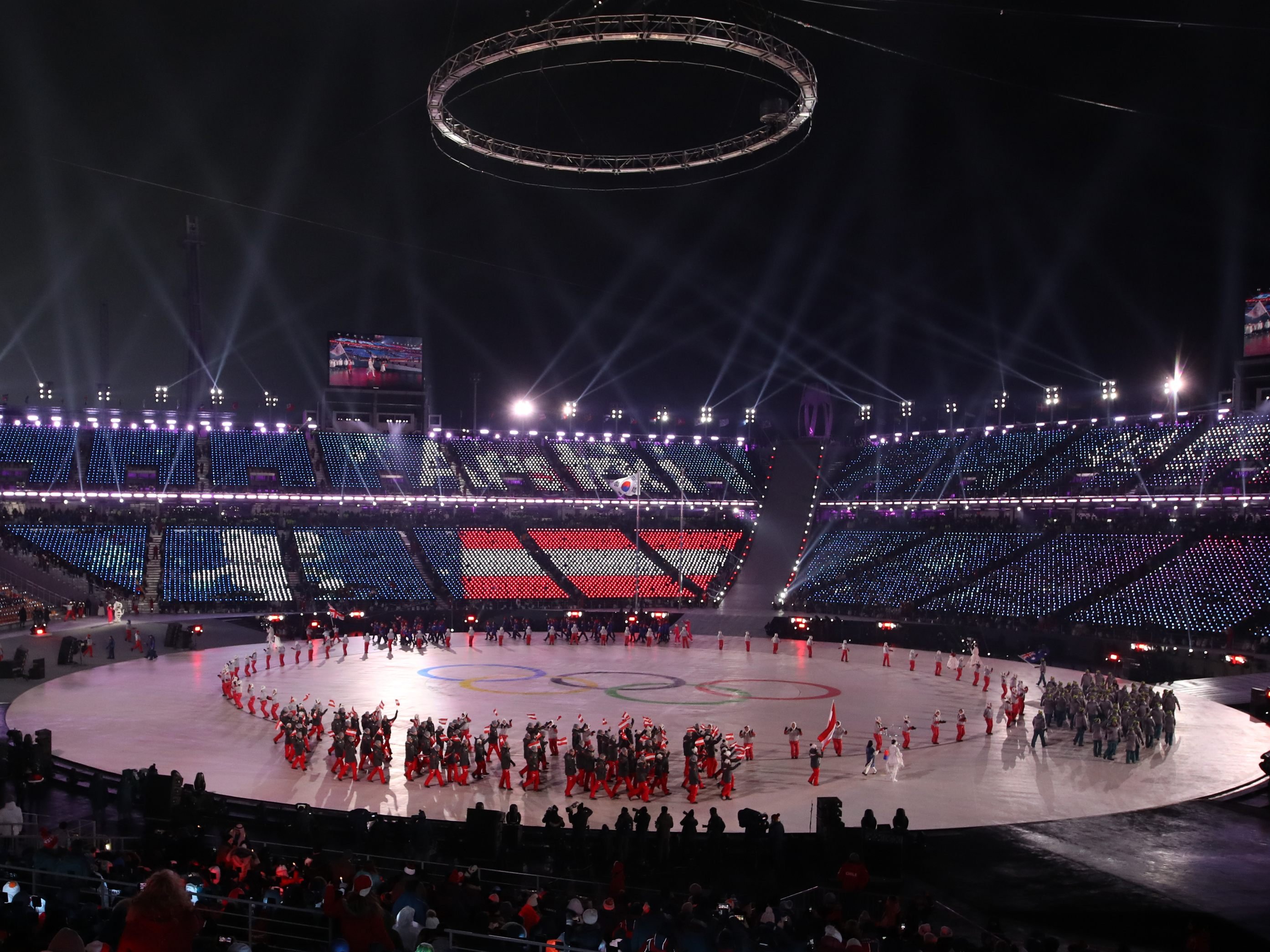 Olympische Spiele in Südkorea.