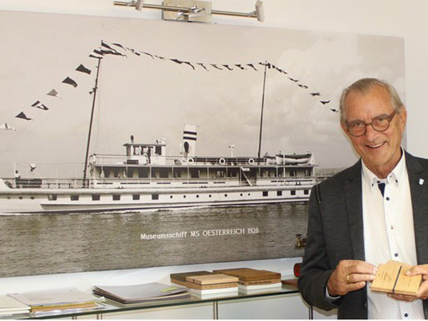 Jürgen Zimmermann ist zuversichtlich, dass die "MS Oesterreich" noch heuer zu ihrer zweiten Jungfernfahrt aufbrechen kann.