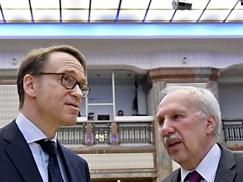 Weidmann und OeNB-Gouverneur Ewald Nowotny in Wien
