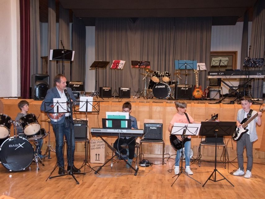 Großer Auftritt für die Bands der Musikschule Bregenzerwald.