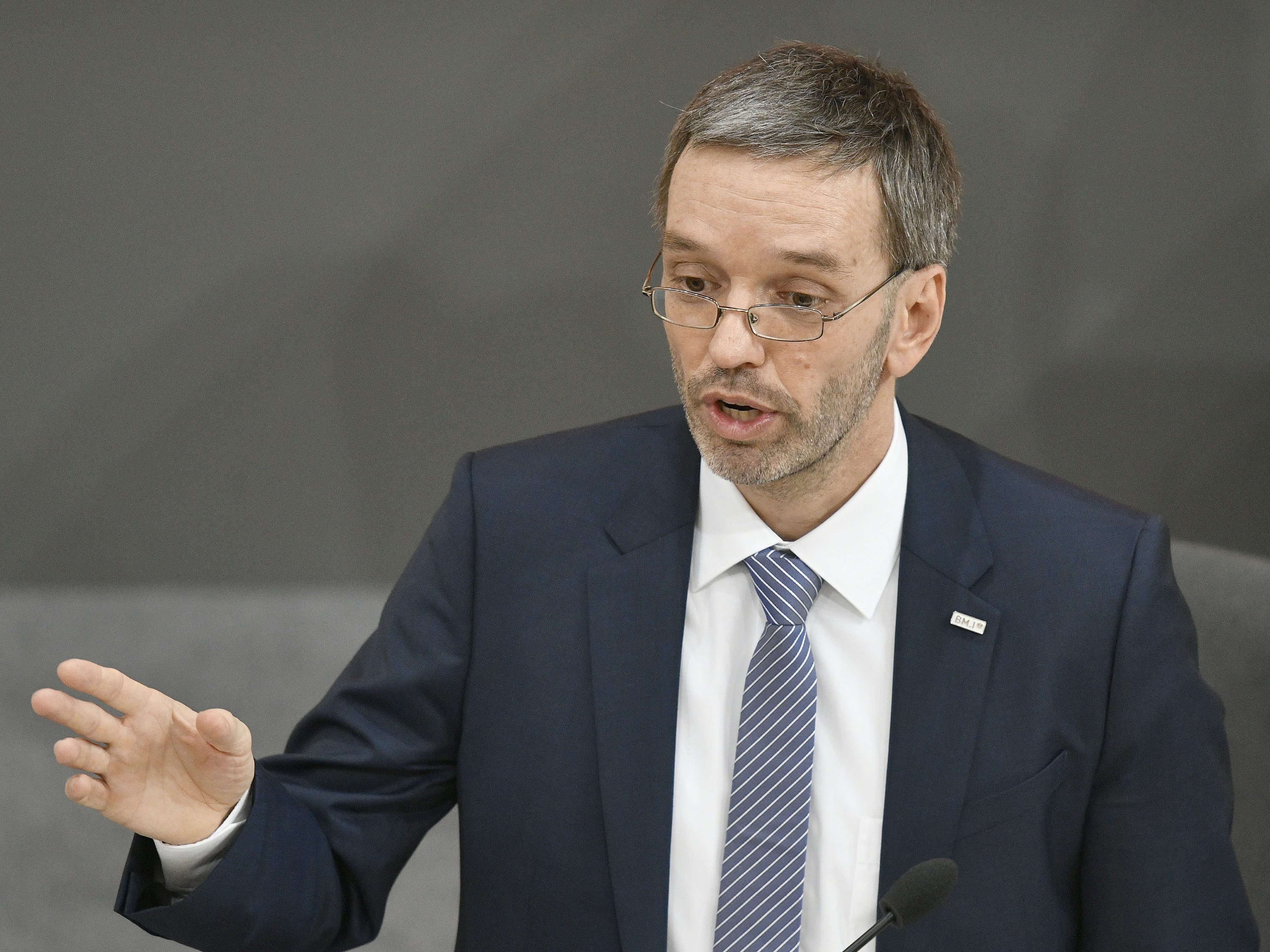 Kickl nimmt zur BVT-Causa Stellung.