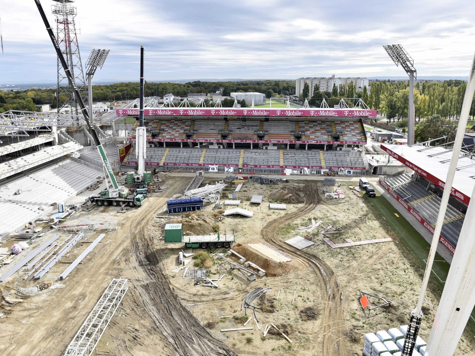 Neue Generali-Arena wird mit Match Austria Wien gegen Borussia Dortmund