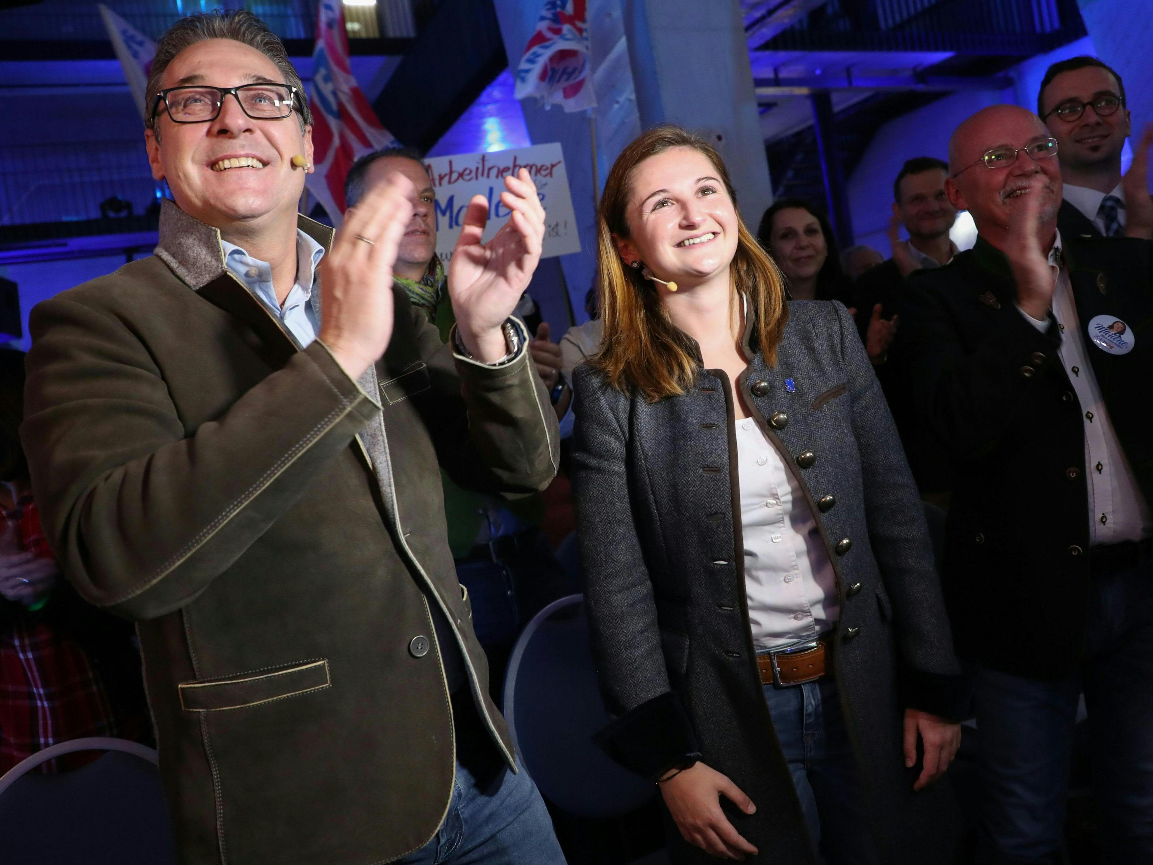 Vizekanzler Heinz-Christian Strache war als Gastredner geladen. Vizekanzler Heinz-Christian Strache war als Gastredner geladen.