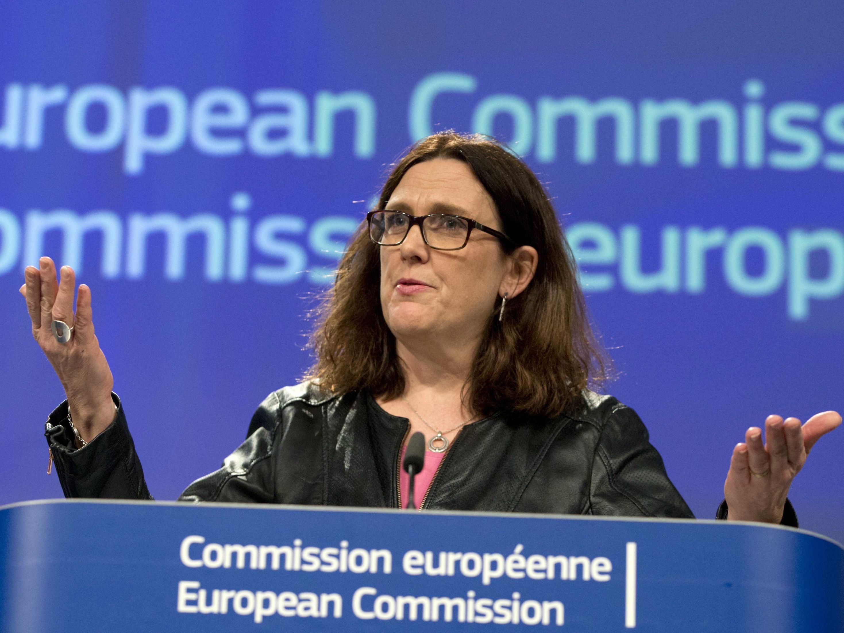 Die EU-Handelskommissarin Cecilia Malmström. Die EU-Handelskommissarin Cecilia Malmström.