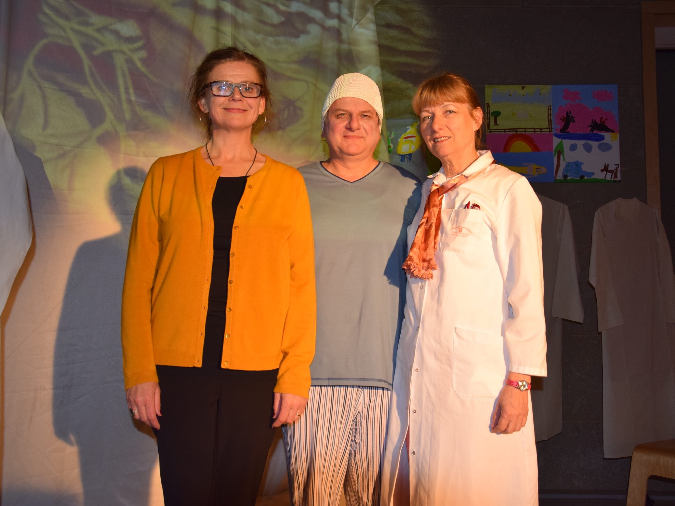 v.l.n.r. Renate Bauer (Regisseurin), Martin Sommerlechner und Christine Aichberger v.l.n.r. Renate Bauer (Regisseurin), Martin Sommerlechner und Christine Aichberger