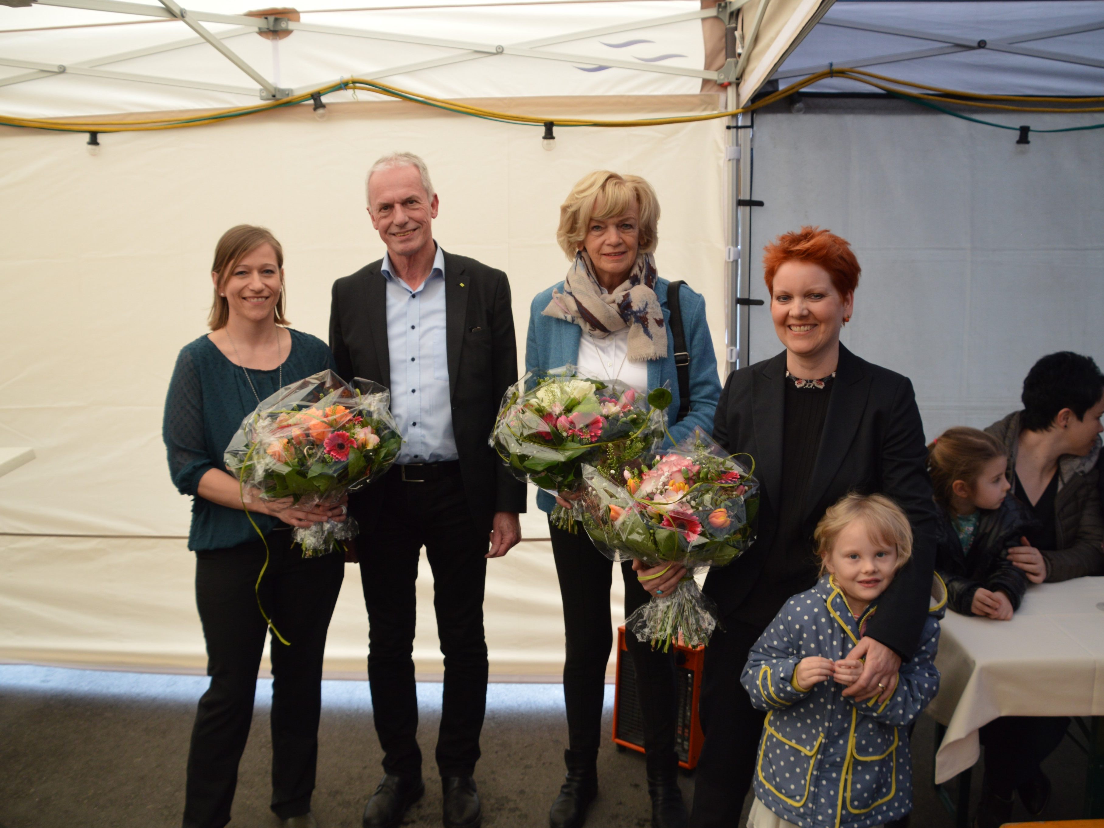 Katharina Kopf, Gottfried Brändle, Maria Ebenhoch, Ingrid Dünser