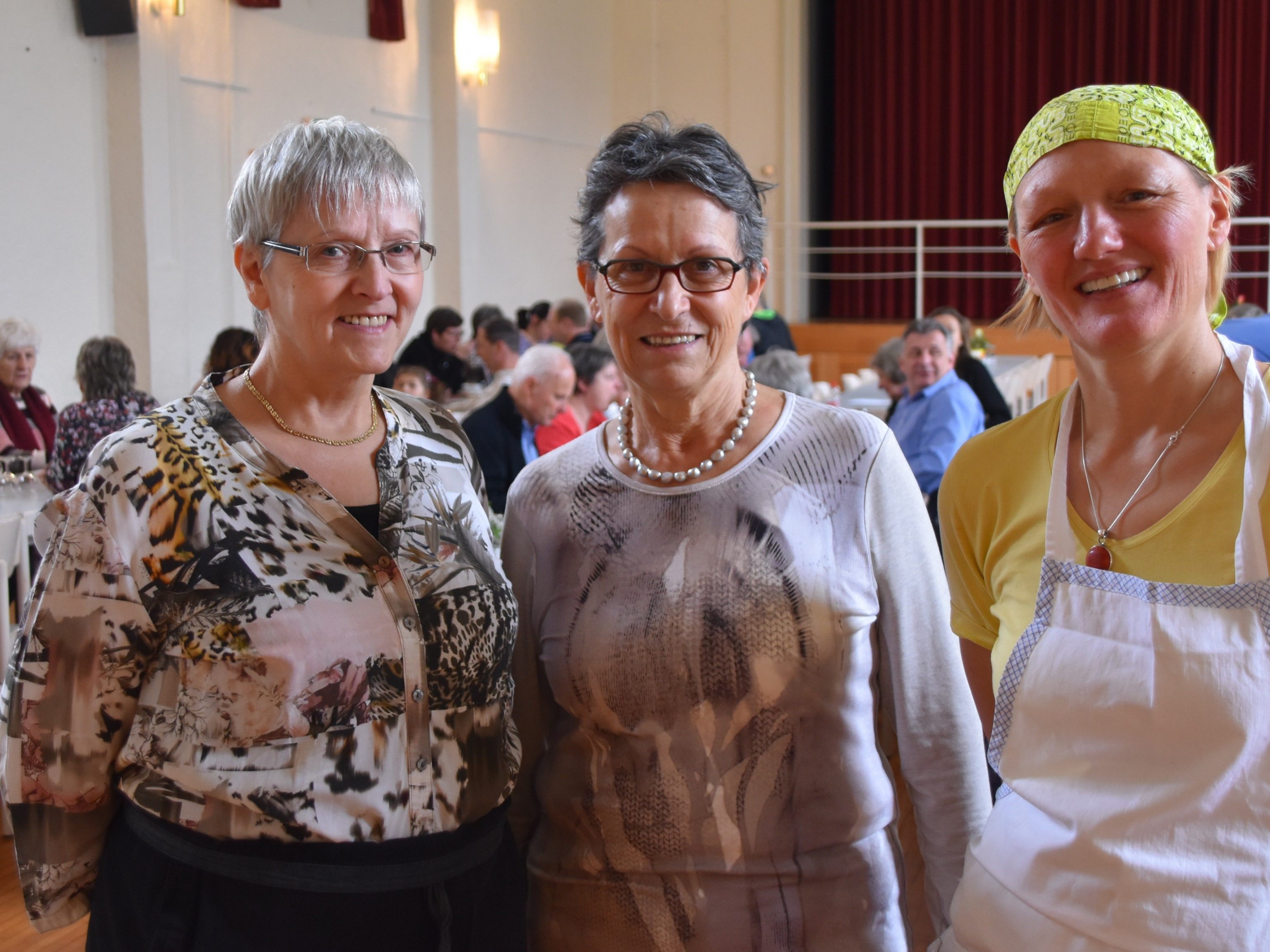 Gertraud Bauer, Valentine Baur und Suppenköchin Gertrud Gasparini