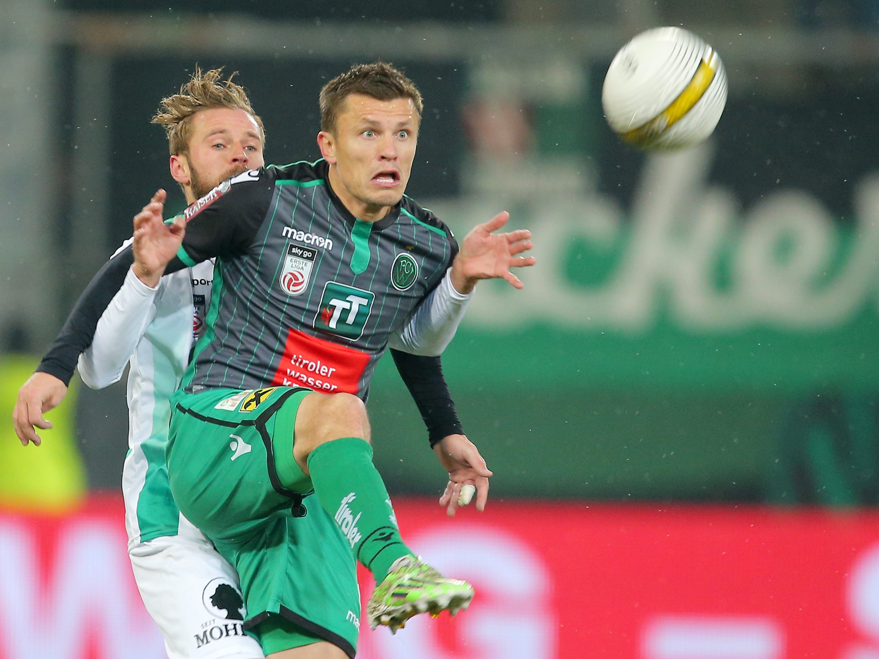 Wacker-Angreifer entschied mit zwei Toren das Derby. Wacker-Angreifer entschied mit zwei Toren das Derby.