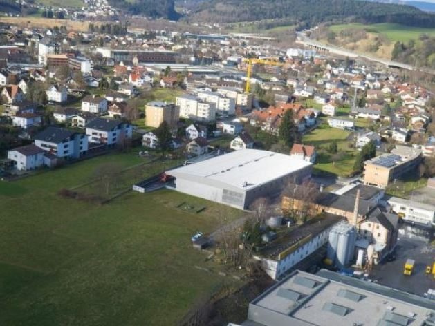 Das Grundstück des Eurospar-Marktes in Frastanz. Das Grundstück des Eurospar-Marktes in Frastanz.