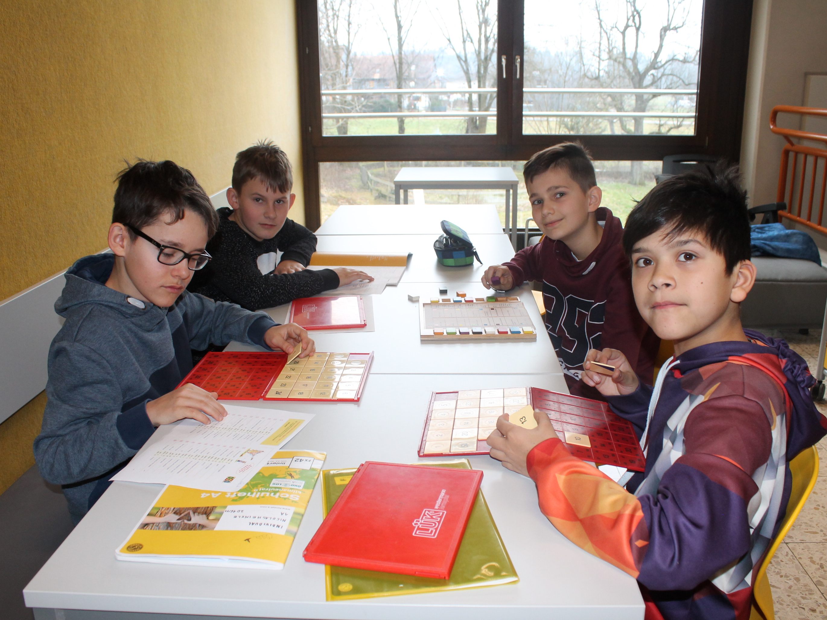 Die Lerninseln sind sehr beliebt.