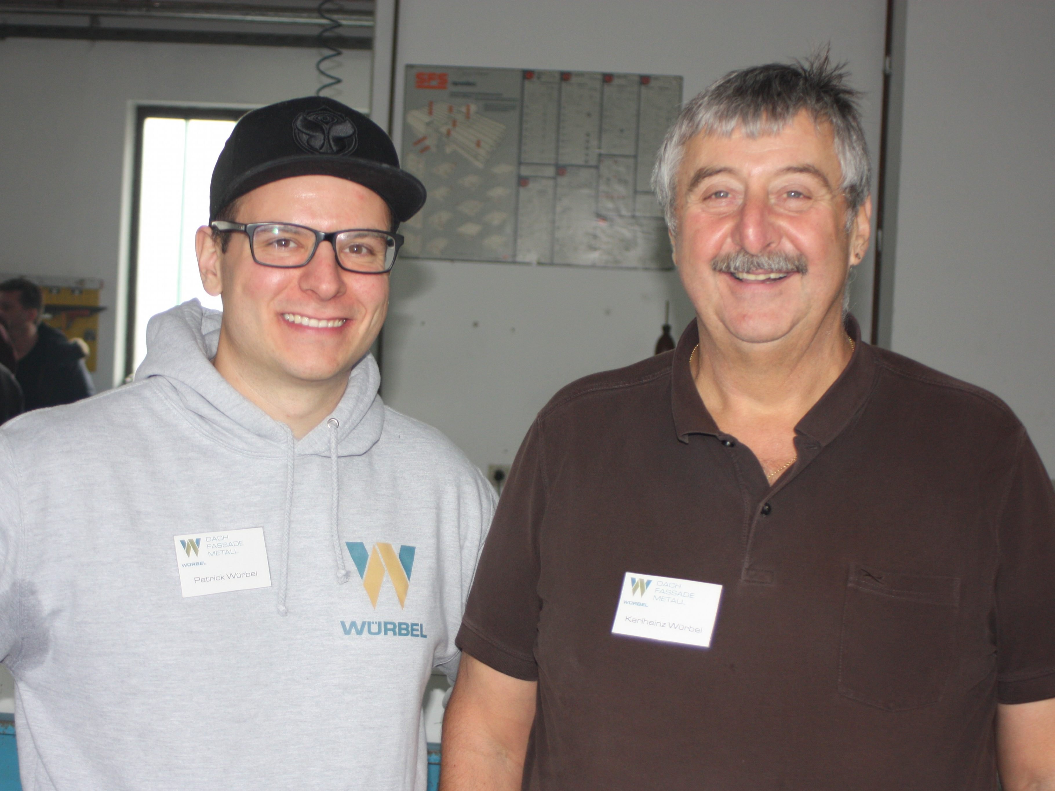 Patrick Würbel hat die Spenglerei Würbel von Vater Karlheinz übernommen