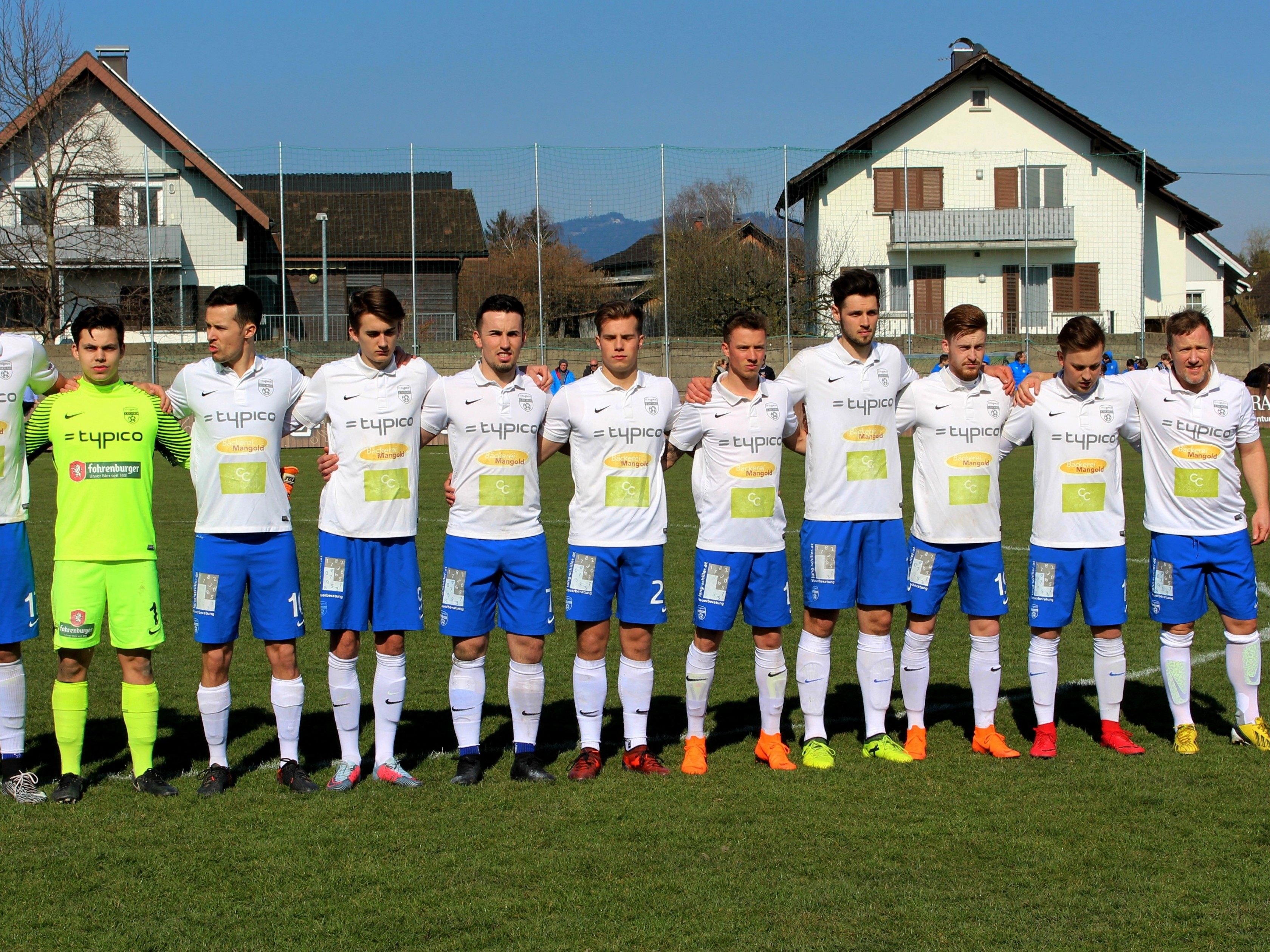 Nach dem tollen 3:1 Saison-Auftakt-Sieg gegen den FC Lustenau empfängt der SV typico Lochau (Bild) am kommenden Samstag das Team aus Gaißau.