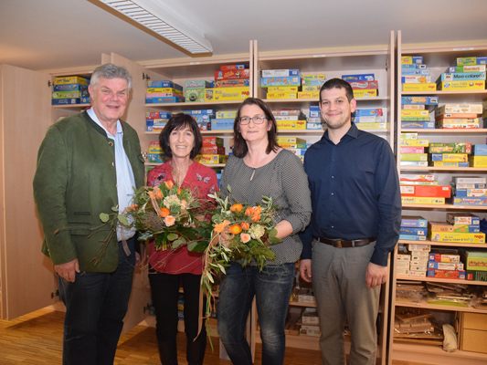 Bürgermeister Mandi Katzenmayer, Maria Schmidt, Elke Kristof und der Sozialplaner der Stadt Bludenz, Simon Hagen Bürgermeister Mandi Katzenmayer, Maria Schmidt, Elke Kristof und der Sozialplaner der Stadt Bludenz, Simon Hagen